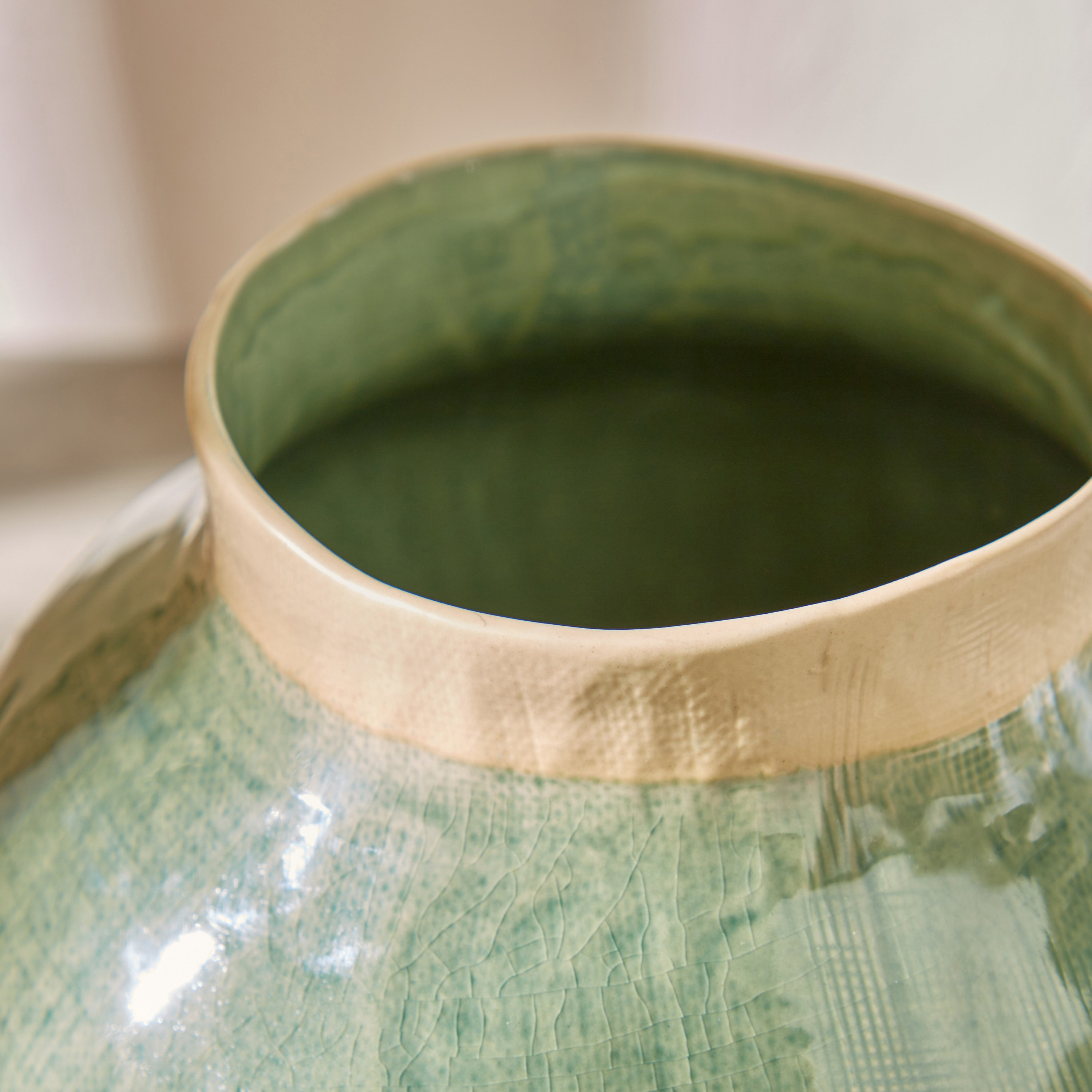 Sapphire Classic Ceramic Vase - 41 cm-household-decor-vasesandbowls-image-3