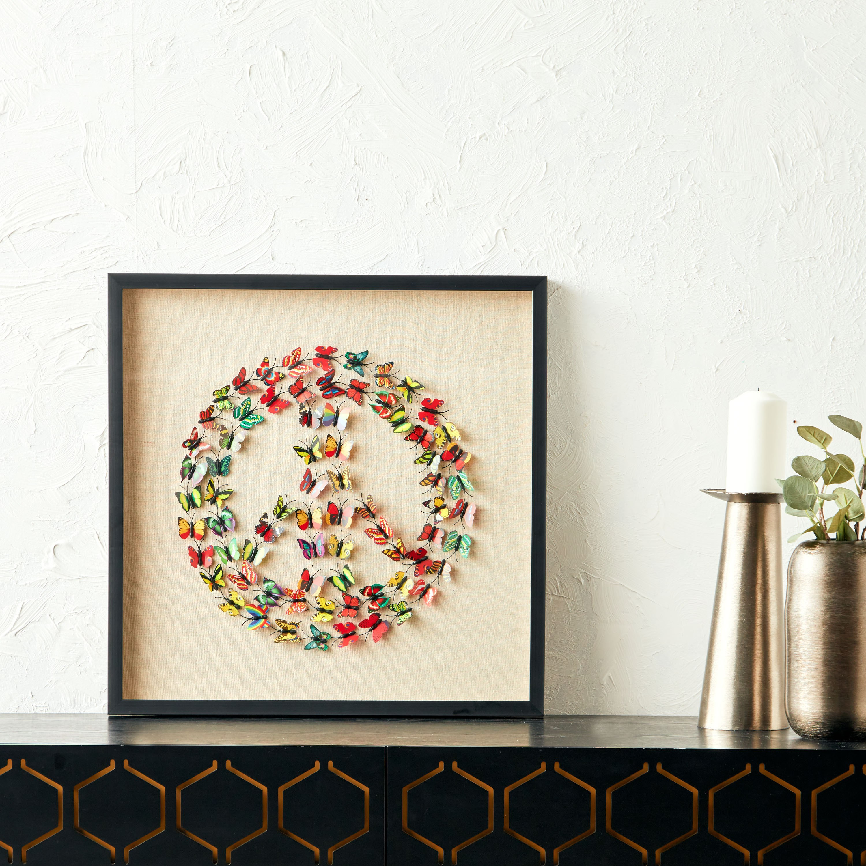 Shop Peace Shadow Box Wall Decor | Home Centre UAE
