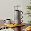 Moda Stackable Mug Set with Stand - 314 ml-household-dining-teaandcoffee-teaandcoffeesets-image-1