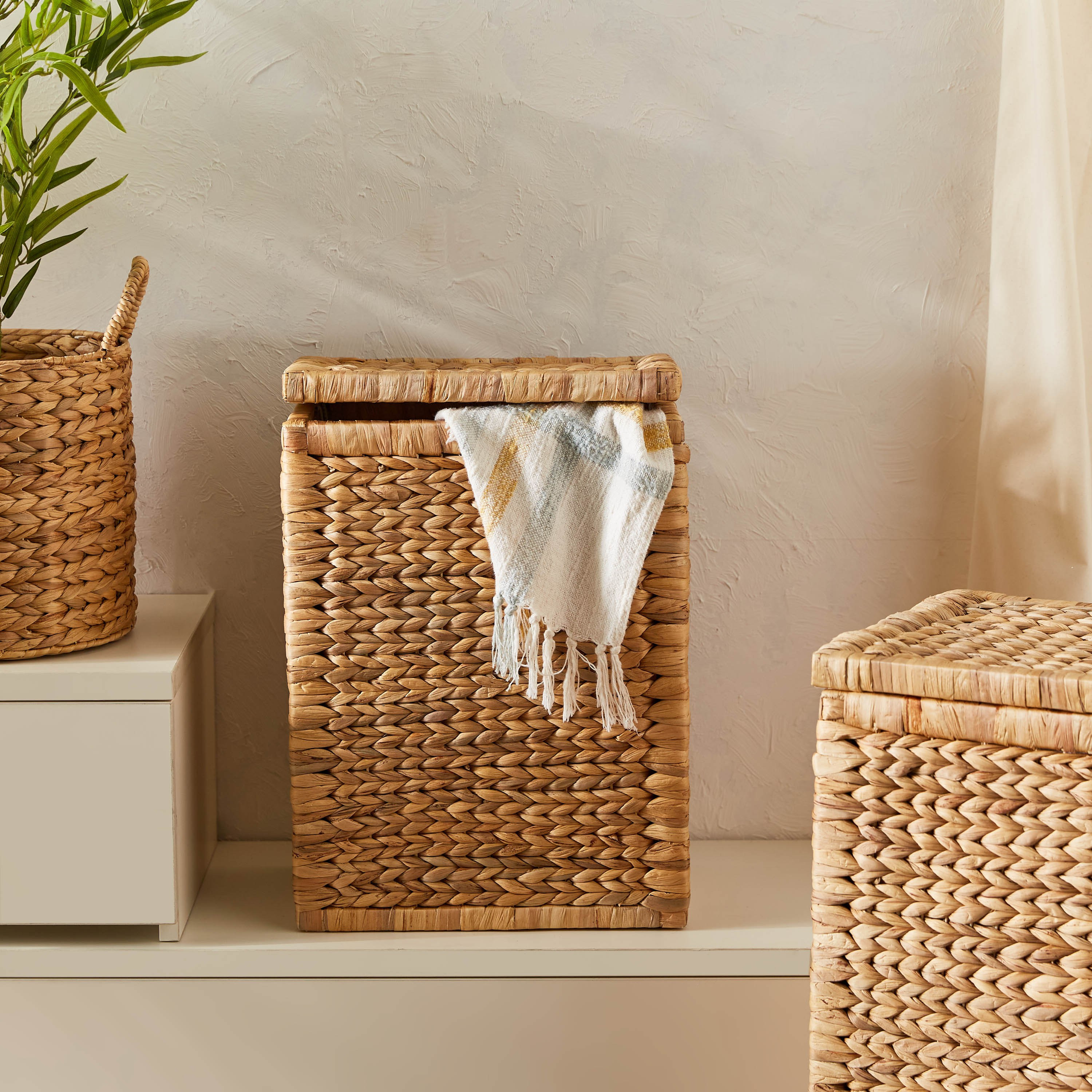York Laundry Hamper with Lid-household-bathandlaundry-laundrysolutions-laundryhampers-image-1