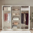 Chevron 6-Door Wardrobe-furniture-bedroom-wardrobes-image-3