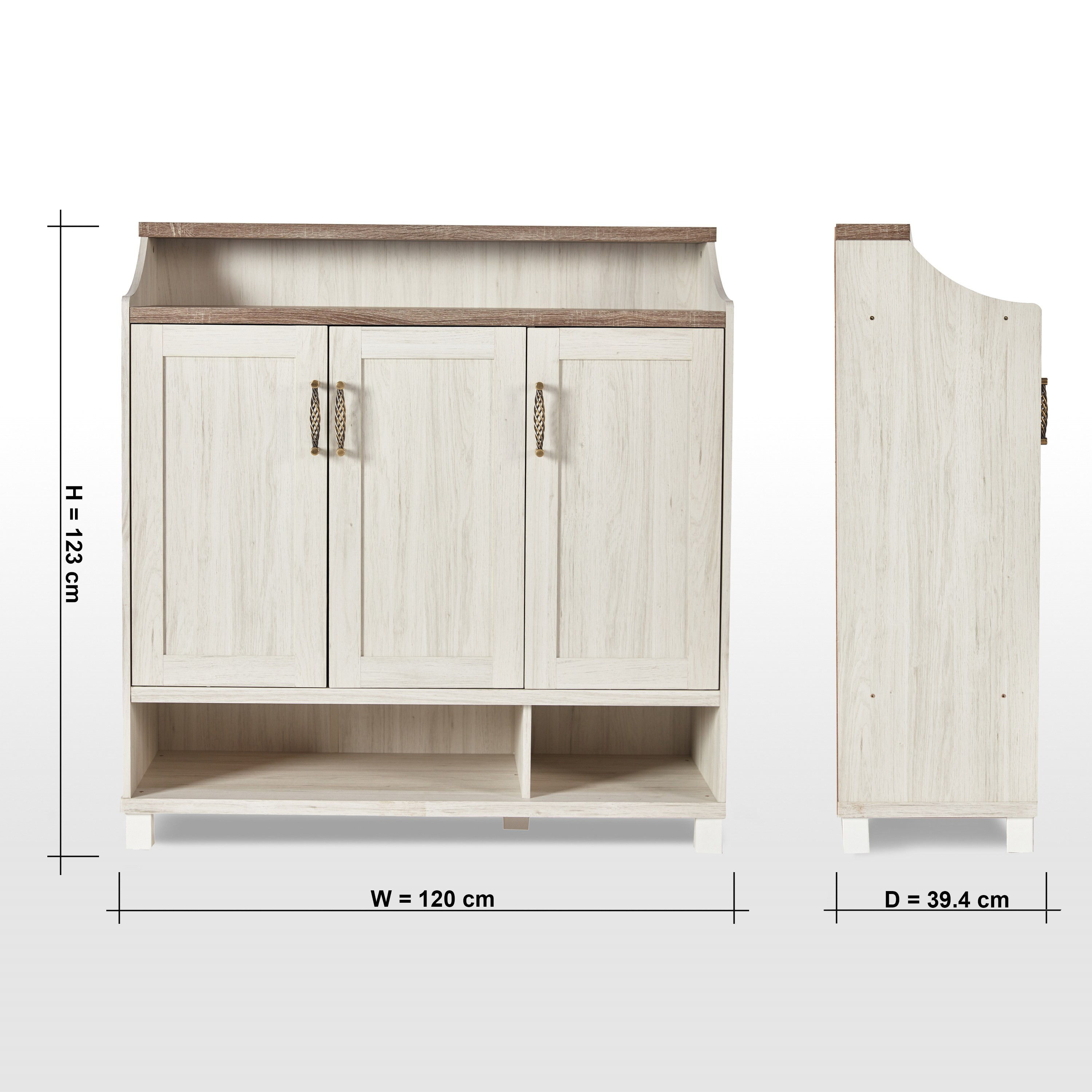 Chevron 26-Pair Shoe Cabinet-furniture-livingroom-shoeracks-image-8