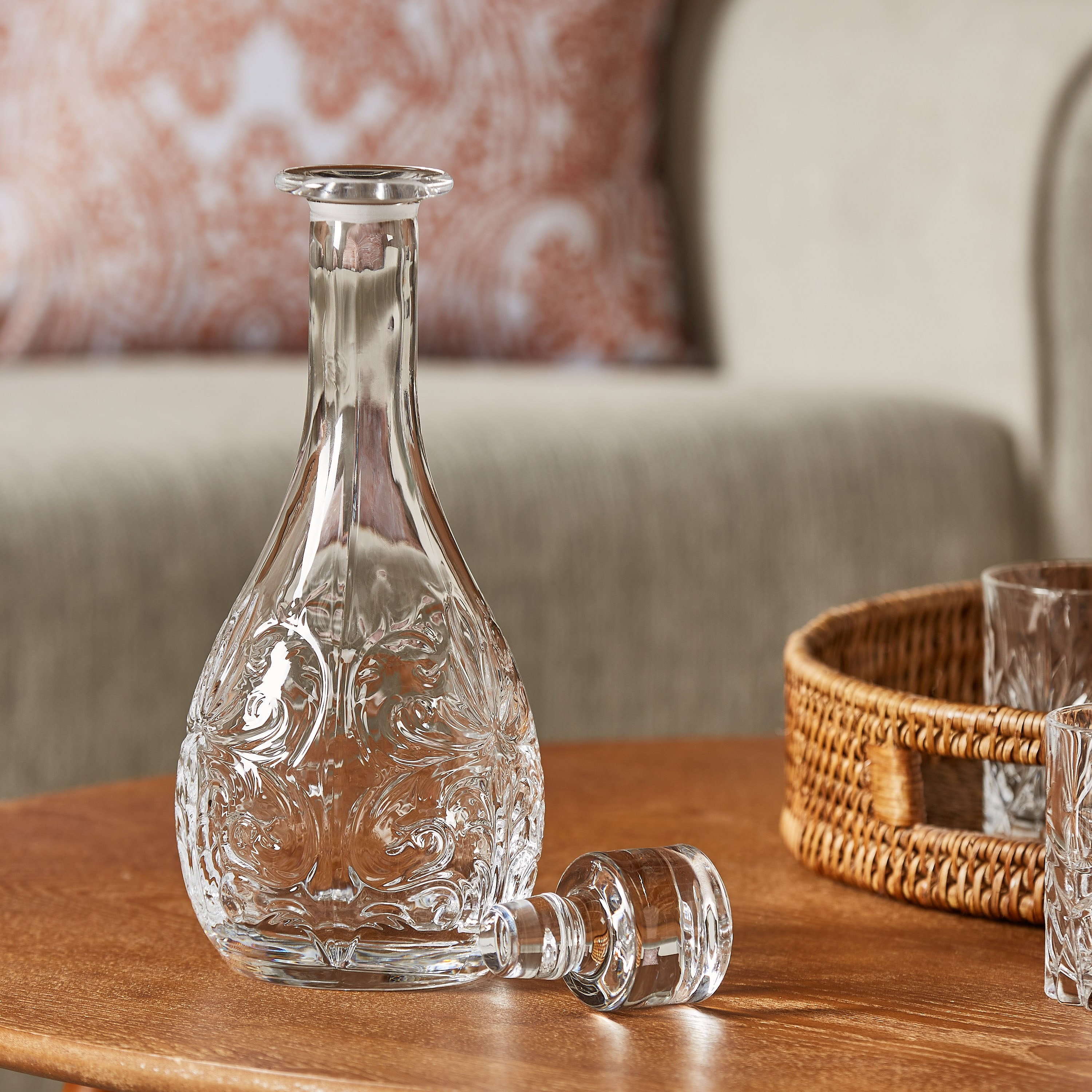 Tattoo Decanter - 1 L-household-dining-drinkserveware-jugsdecantersandcarafes-image-2
