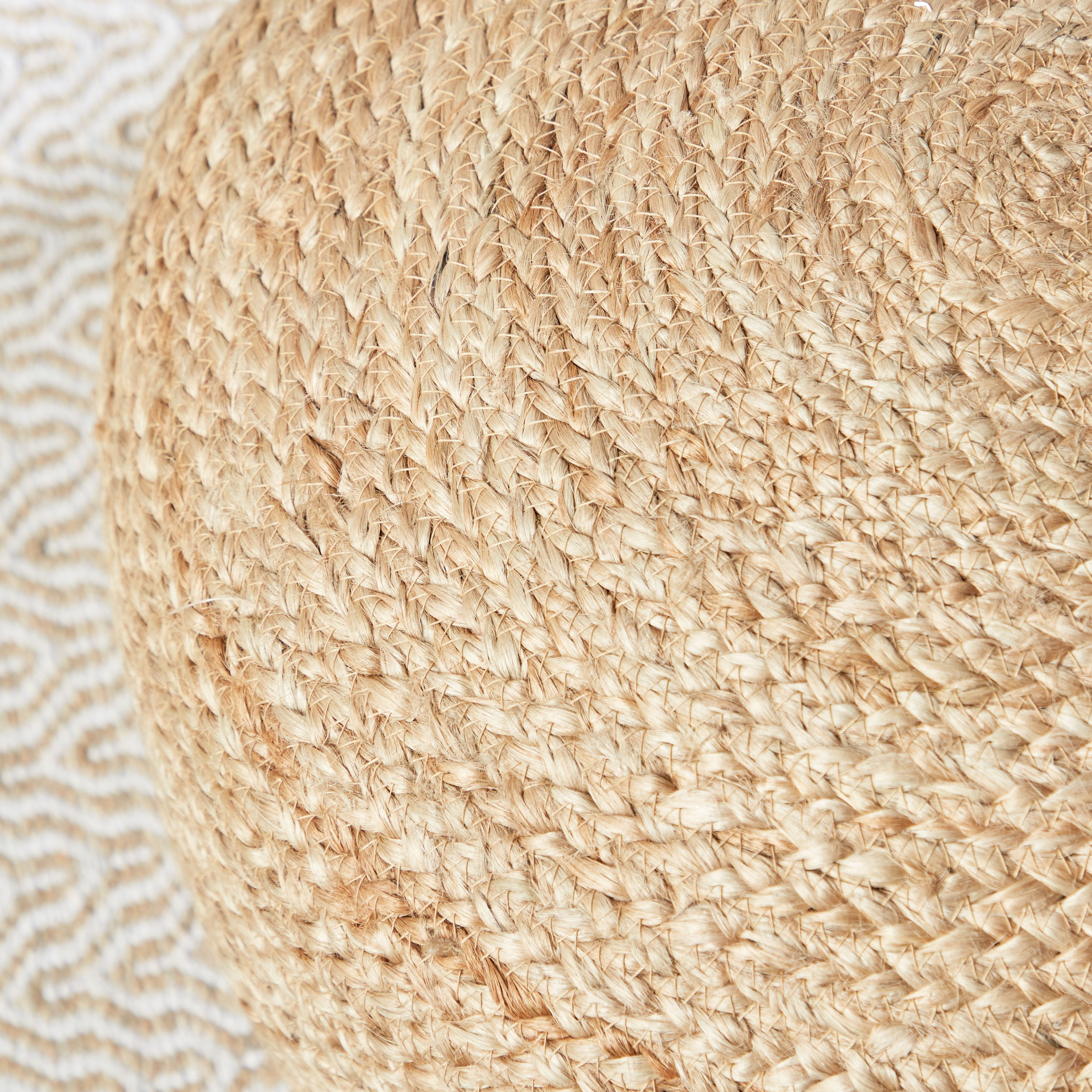 Ana Jute Pouf - 50x50 cm-household-cushionsandthrows-poufs-image-3