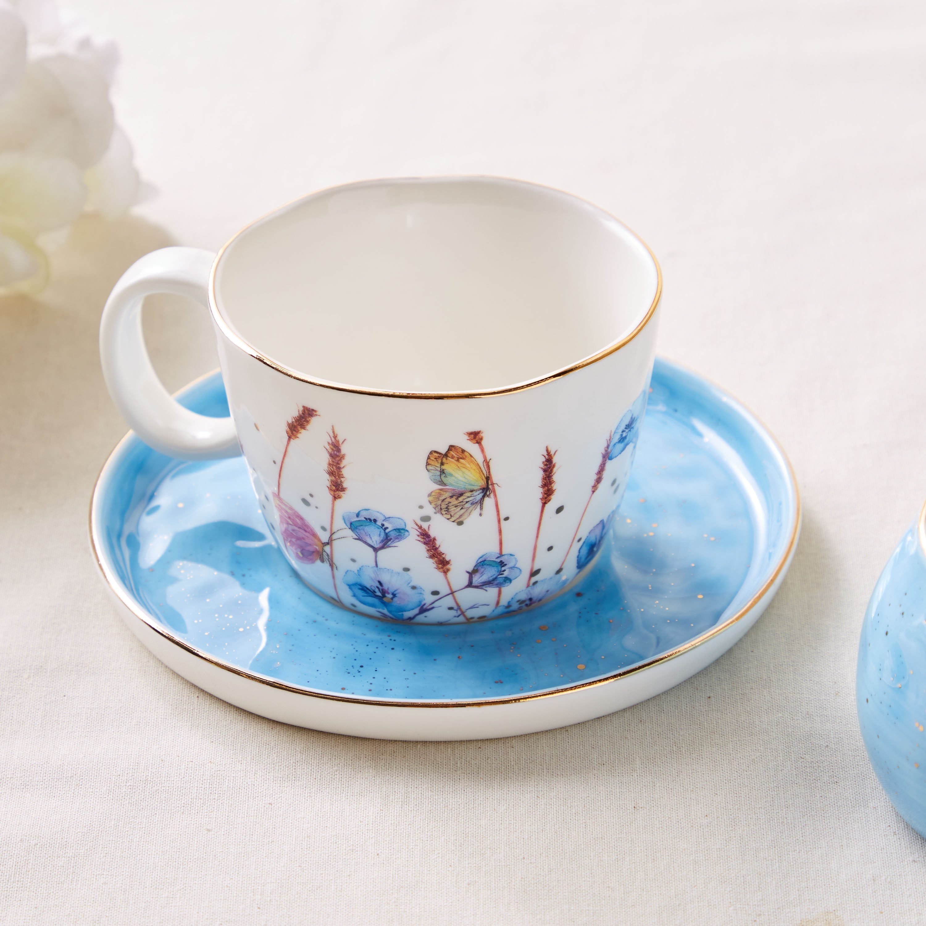 Meadow Tea Cup and Saucer - 180 ml-household-dining-dinnerware-dinnerwarecollections-image-1