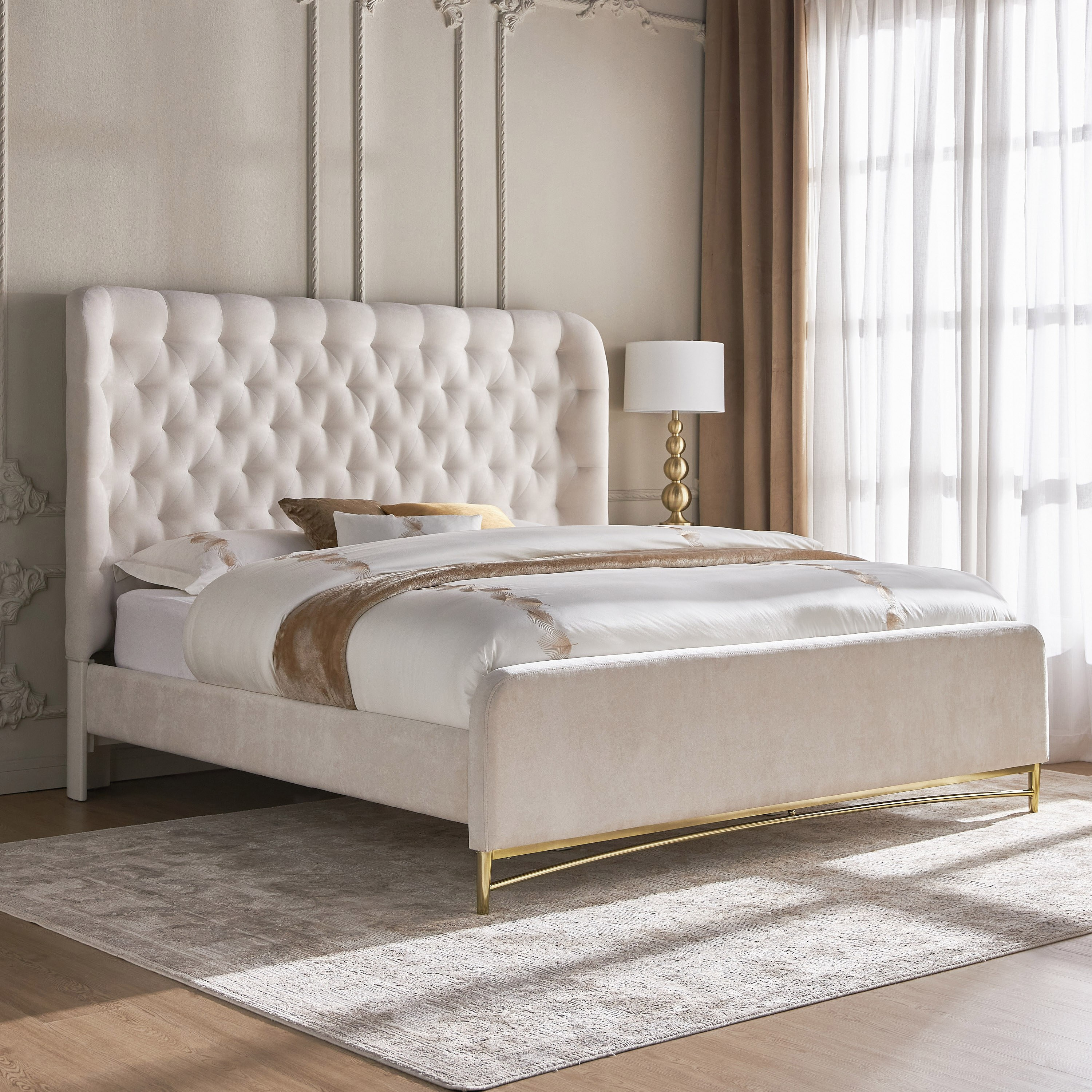 Gold shop king bed