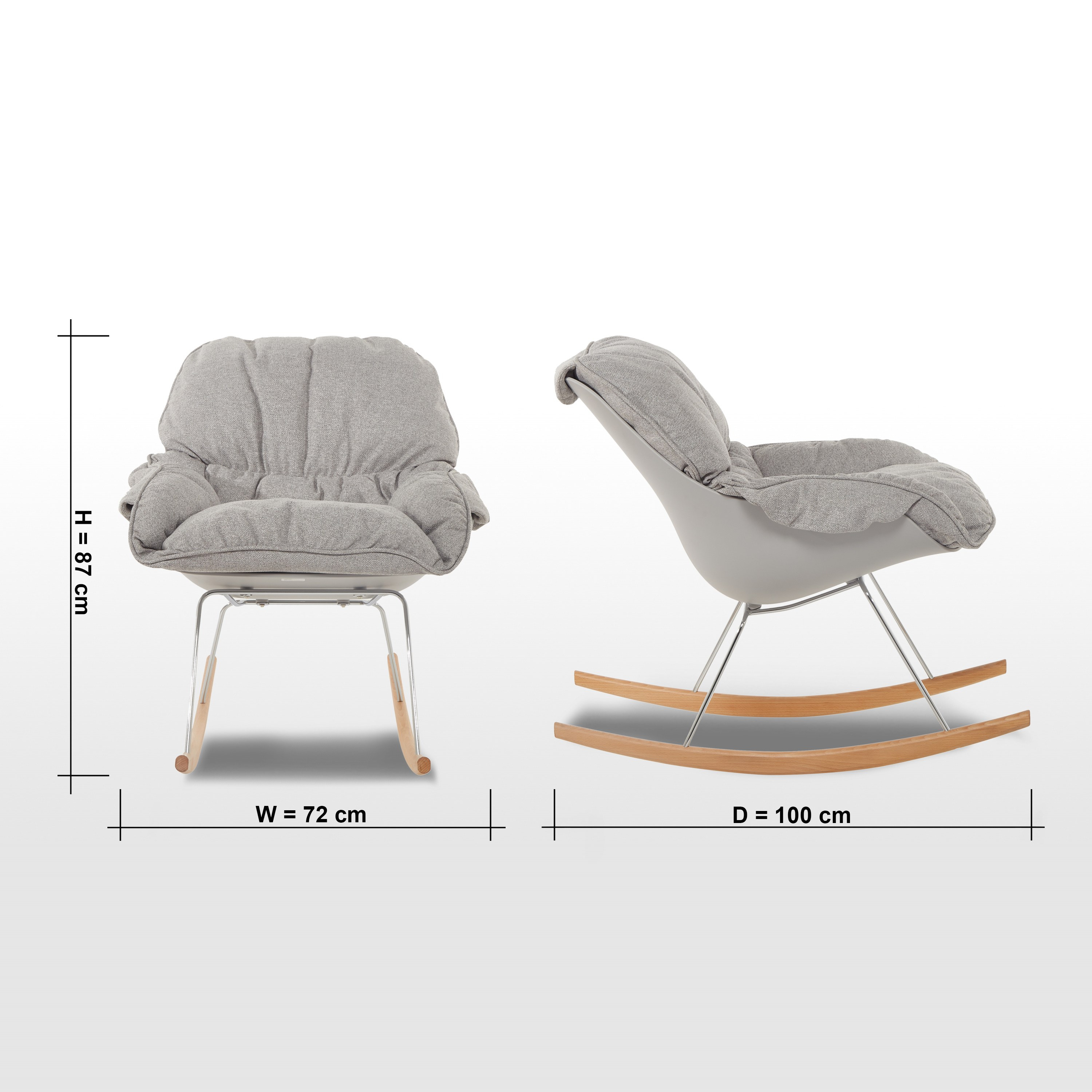 Shop Tokyo Rocking Chair Online Home Centre UAE