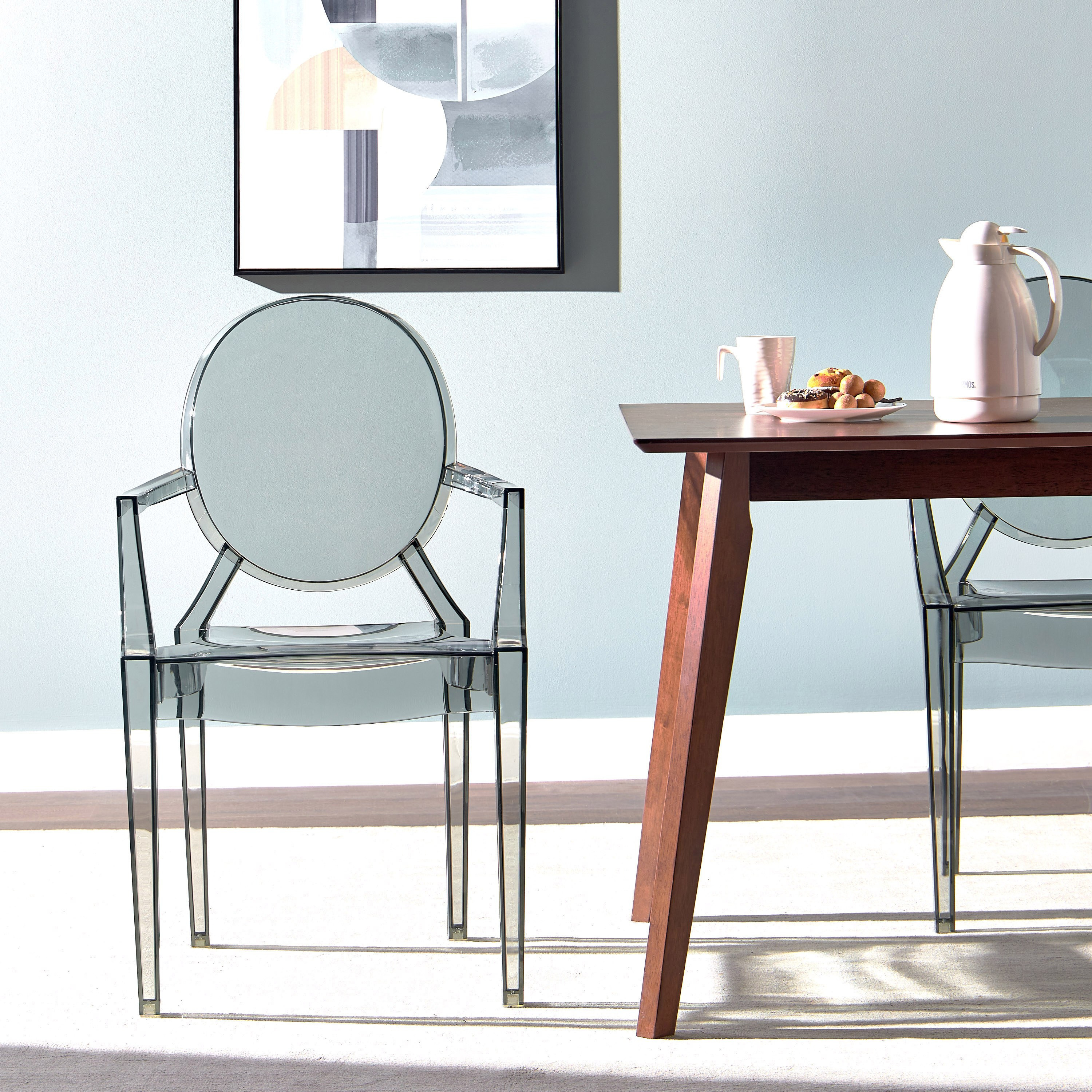 Mist acrylic deals dining chair