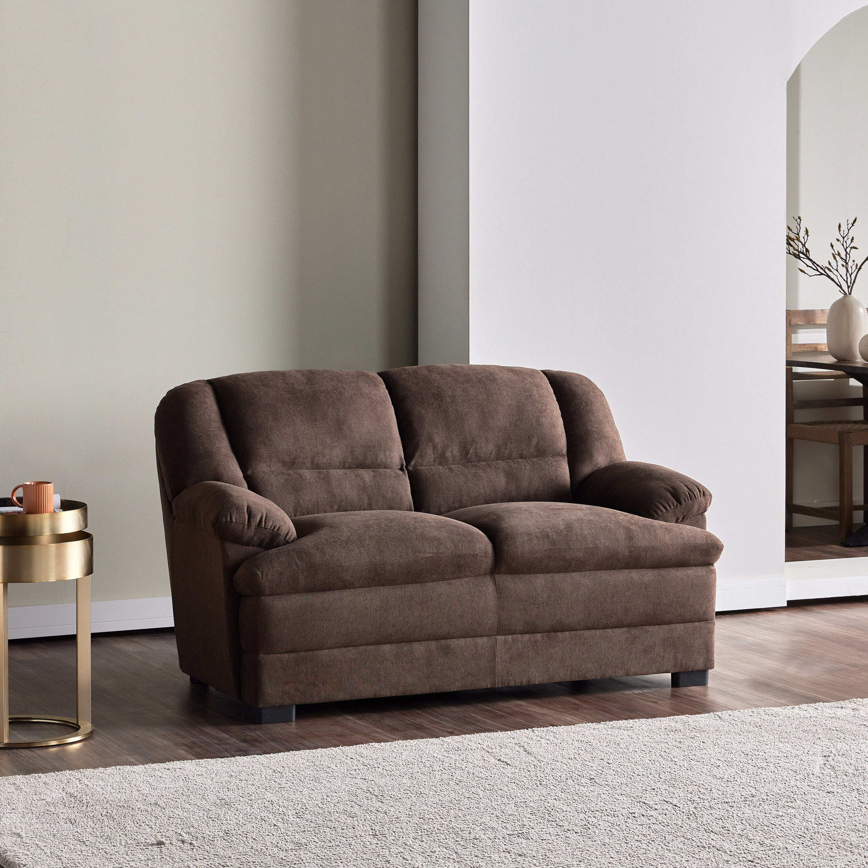 Home center deals 2 seater sofa