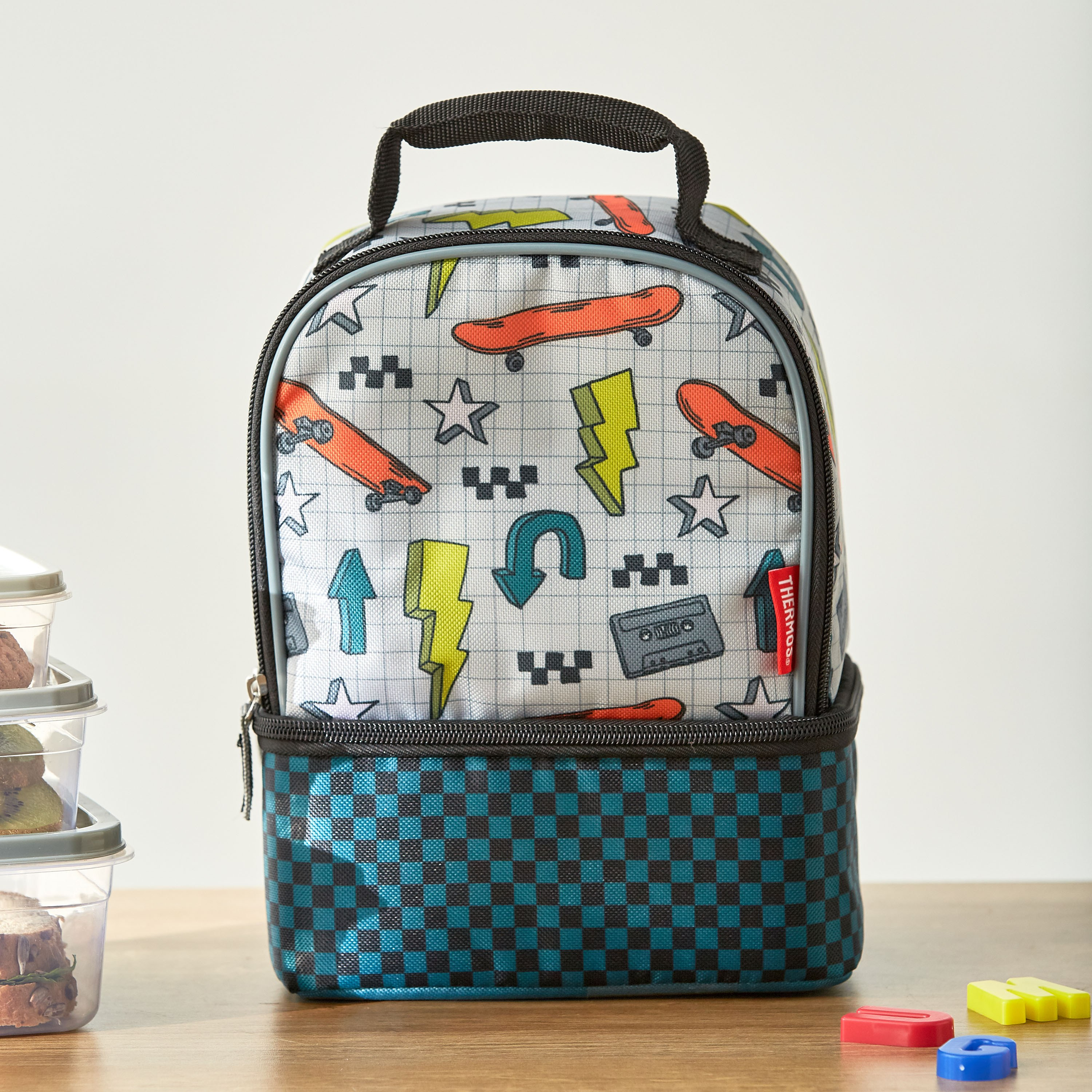 Dual compartment lunch bag hot sale kids