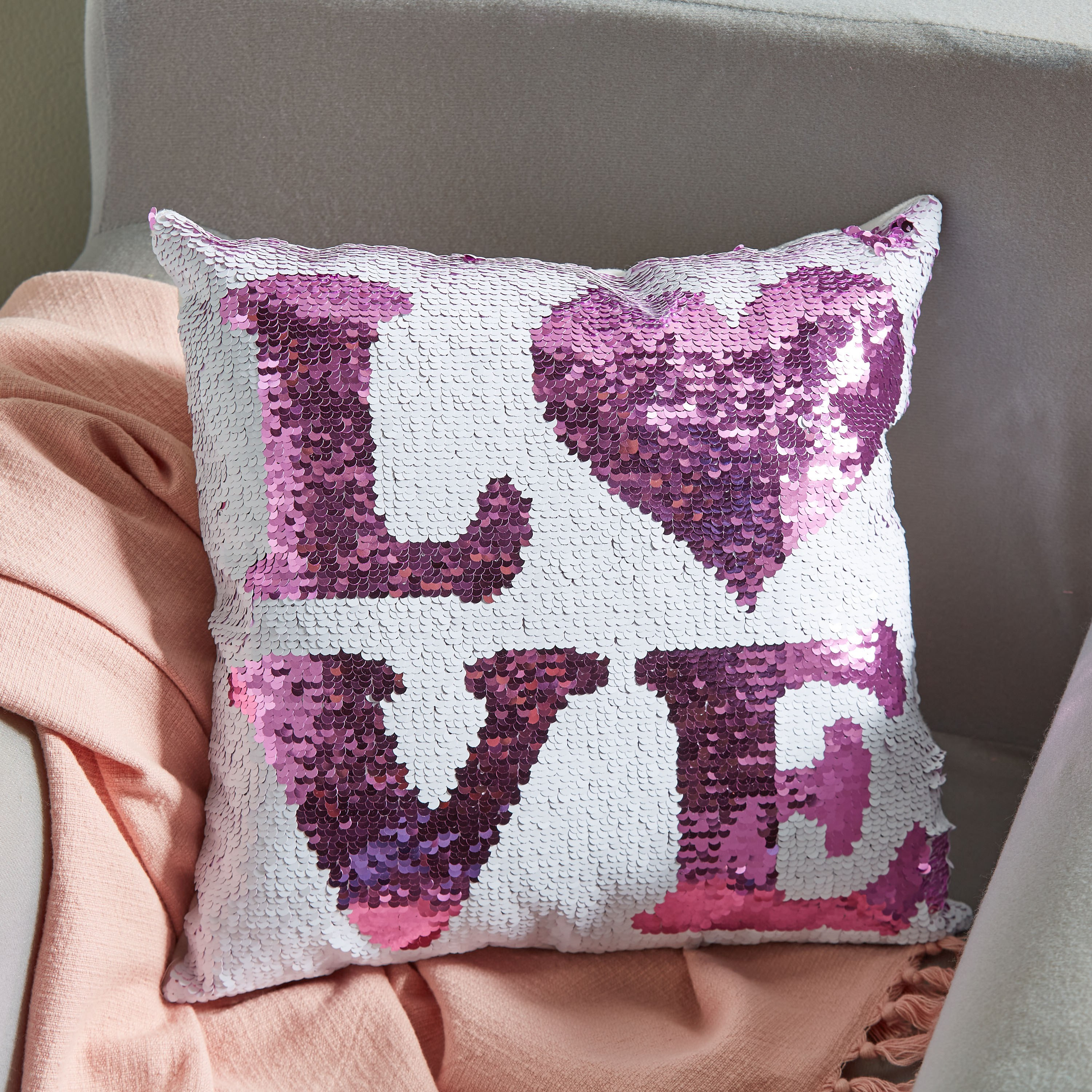 Embellished cushion clearance