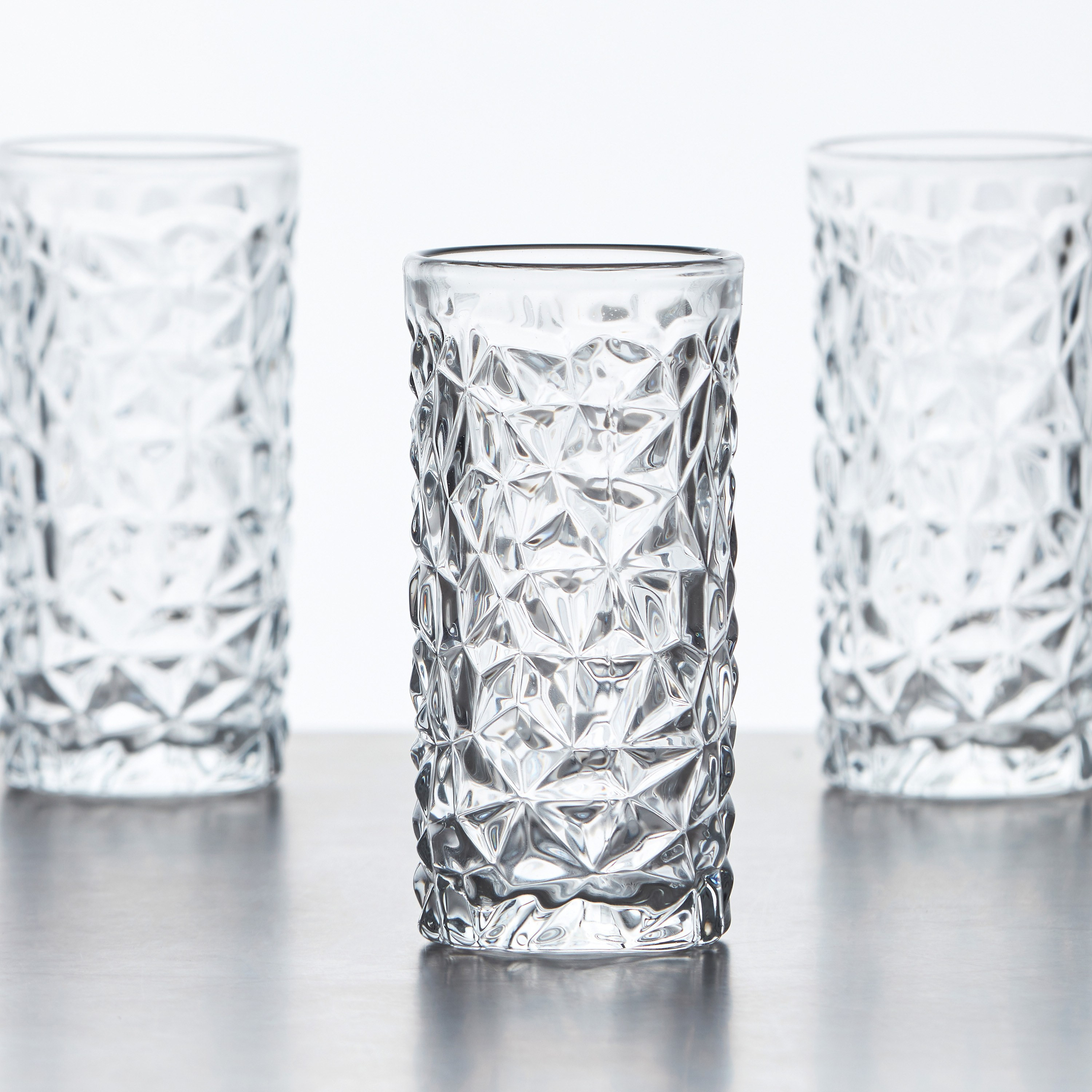 Ice Cube 6-Piece Highball Glass Set - 320 ml-household-dining-glassware-drinkingglasses-image-2