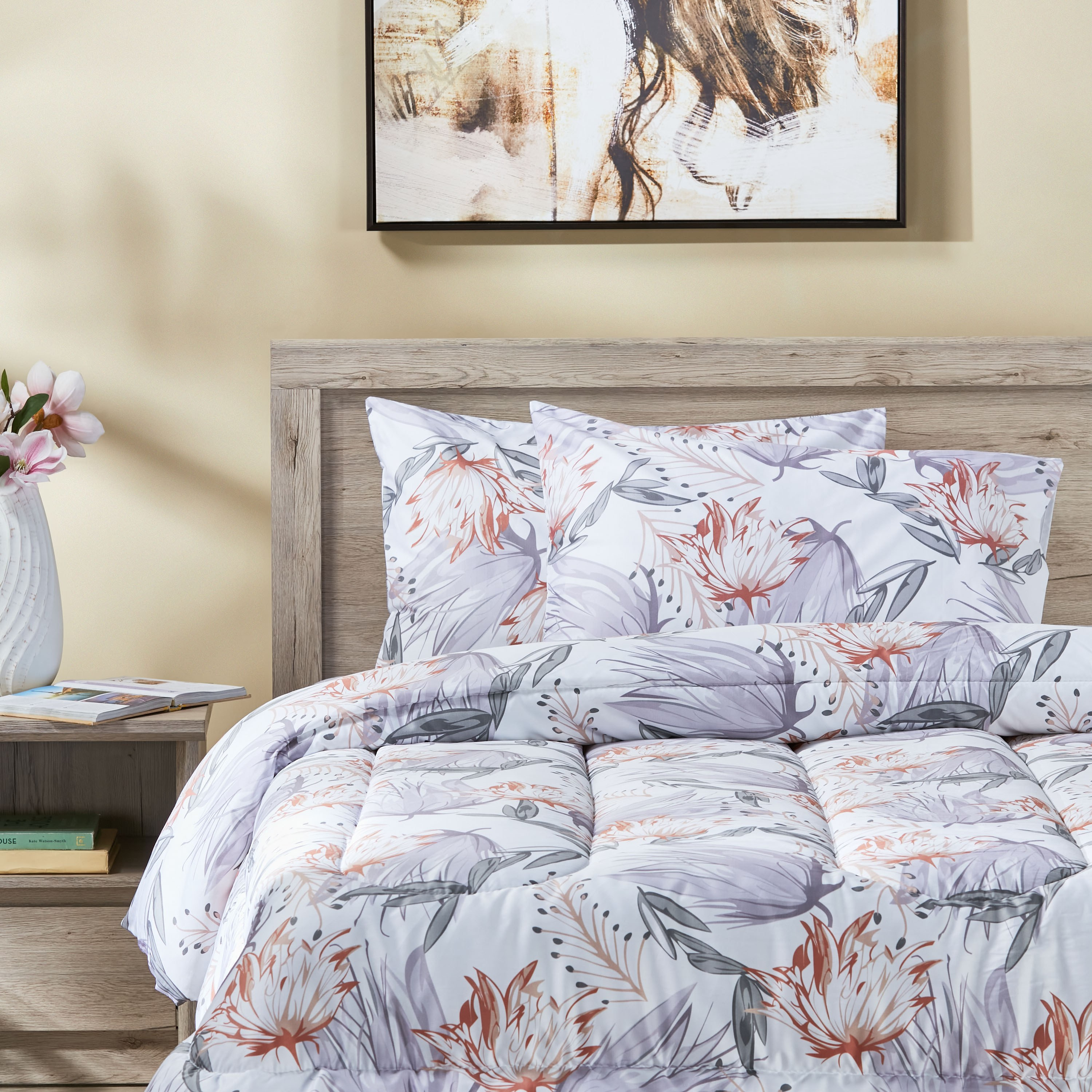 Tropical queen on sale comforter set