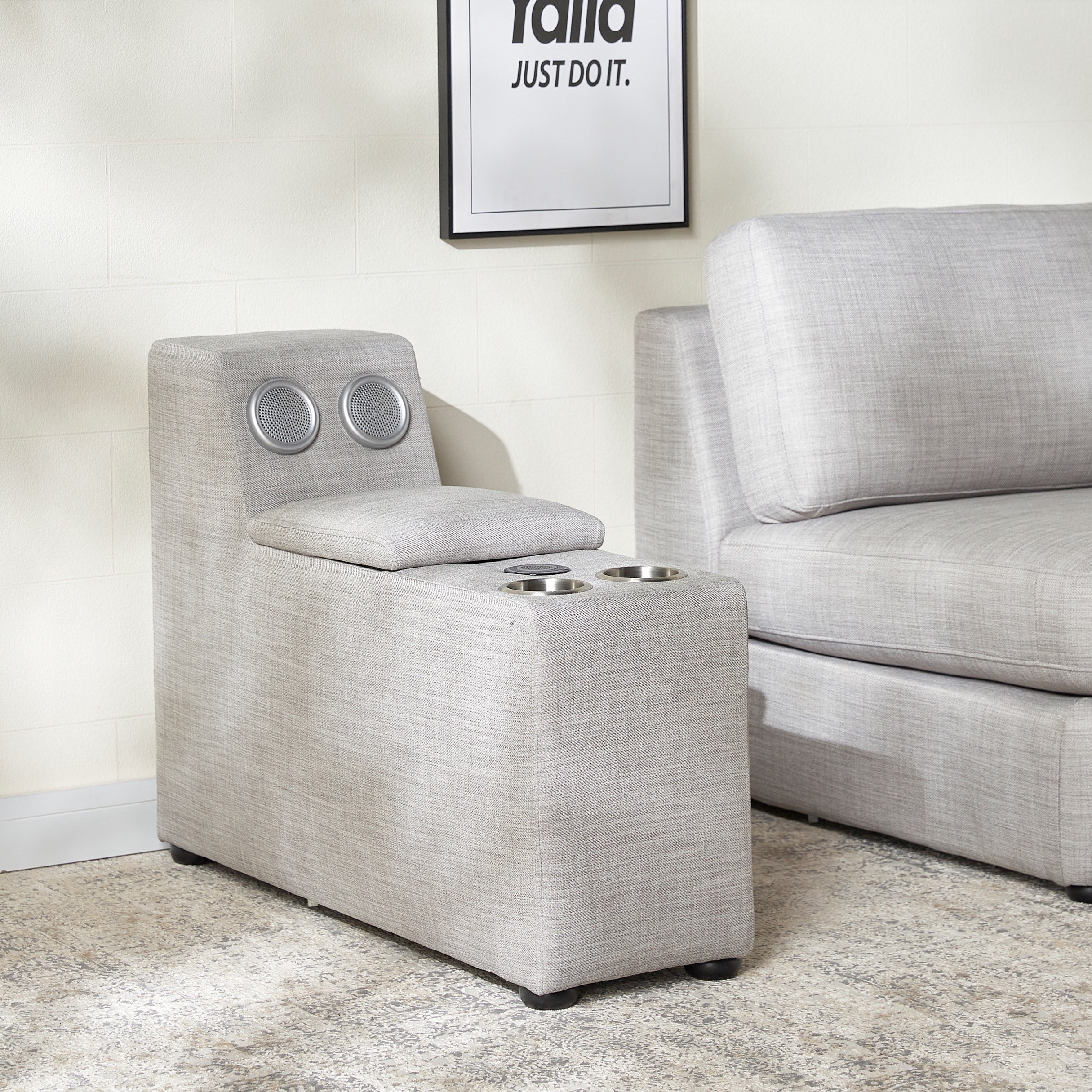 Eterno Fabric Modular Sofa Console