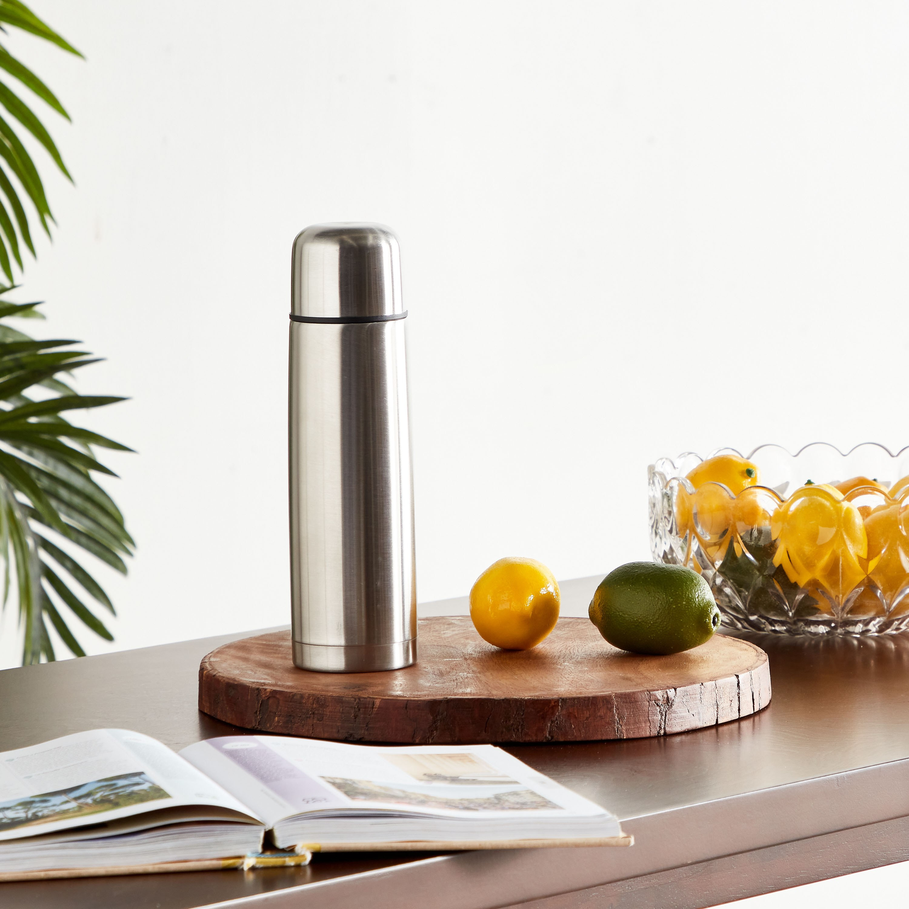 Troy Stainless Steel Travel Flask - 500 ml-household-dining-teaandcoffee-travelmugsandsippers-image-4