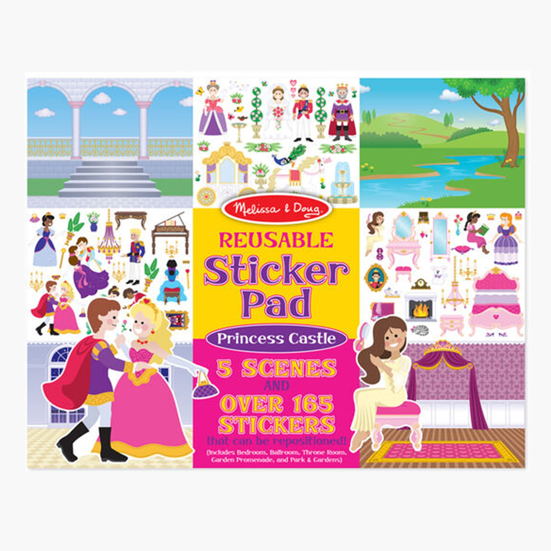 Shop Melissa and Doug Reusable Sticker Pad Dress Up Home Centre KSA