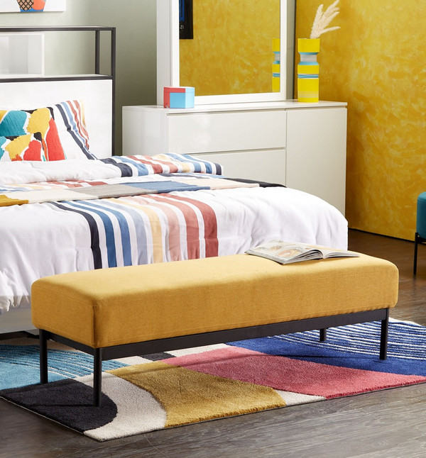 Bench Kuwait Shop Sinclair Fabric Bench | Home Centre Kuwait