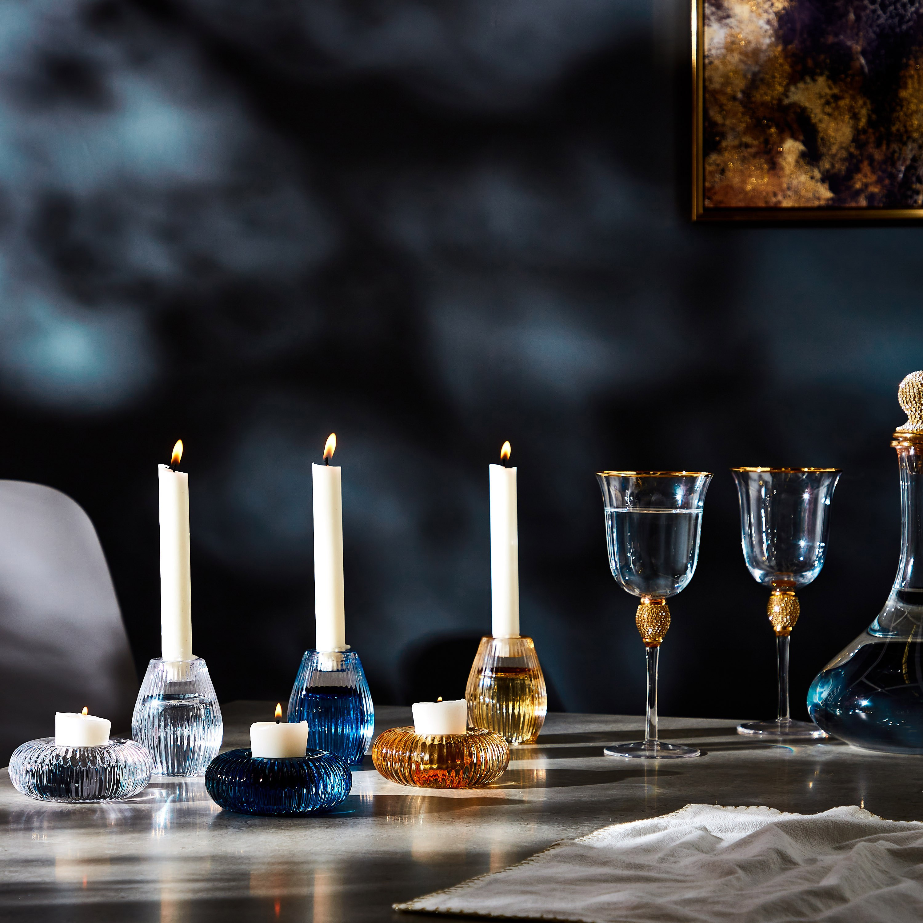 Entrada Tall Tealight Candleholder-household-decor-candleholdersandlanterns-image-5
