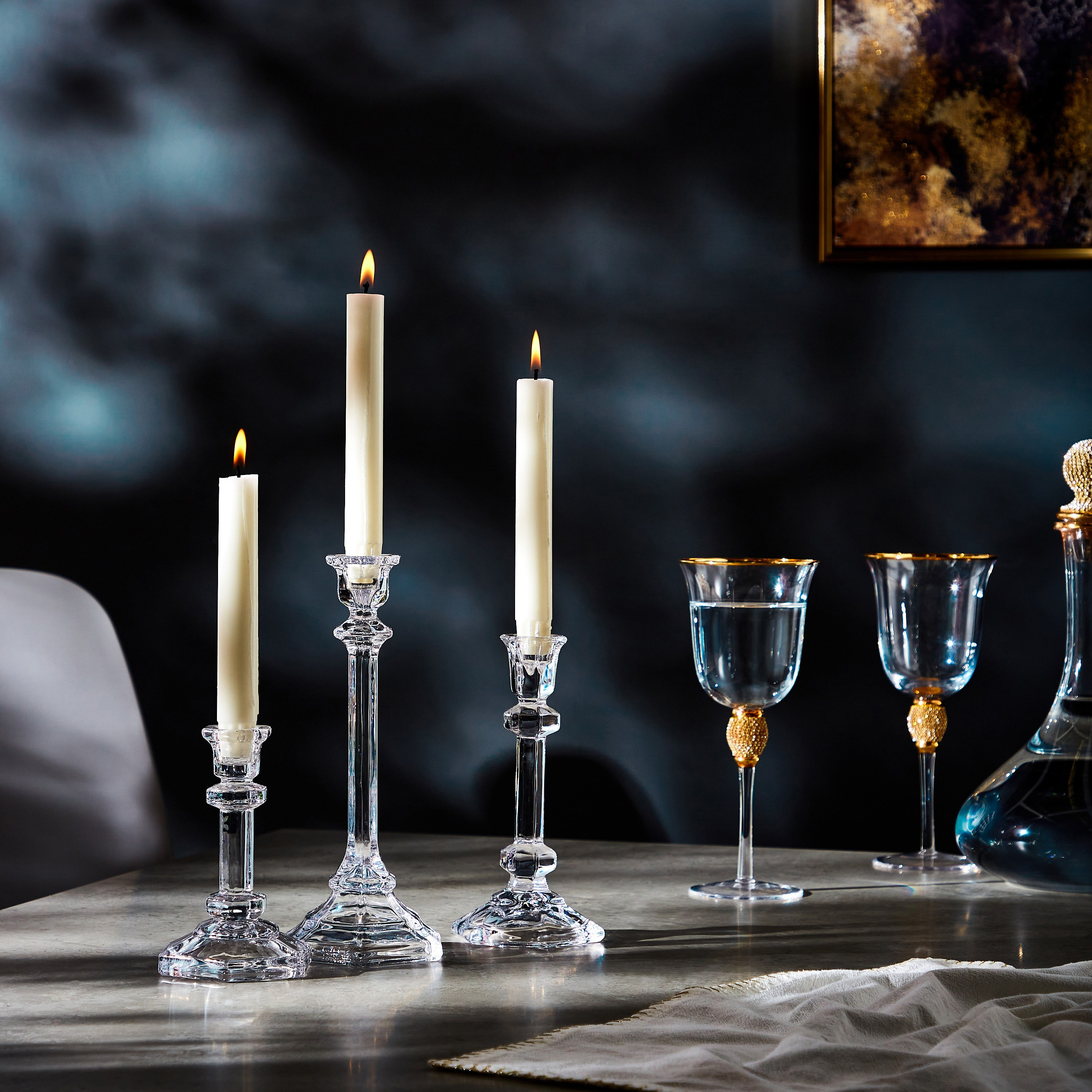 Marquis Taper Candle Holder-household-decor-candleholdersandlanterns-image-4