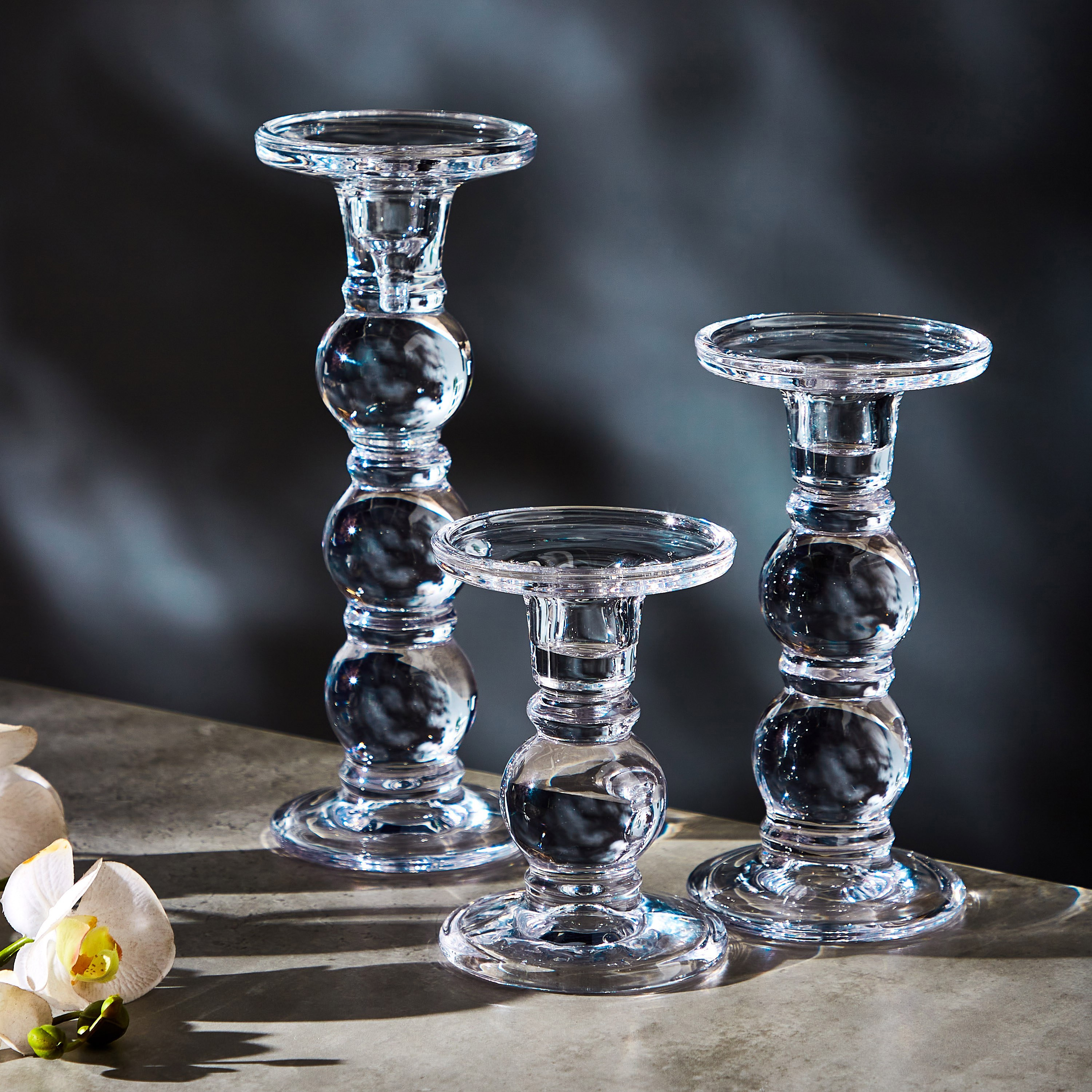 Cristallo Pillar Candle Holder-household-decor-candleholdersandlanterns-image-2