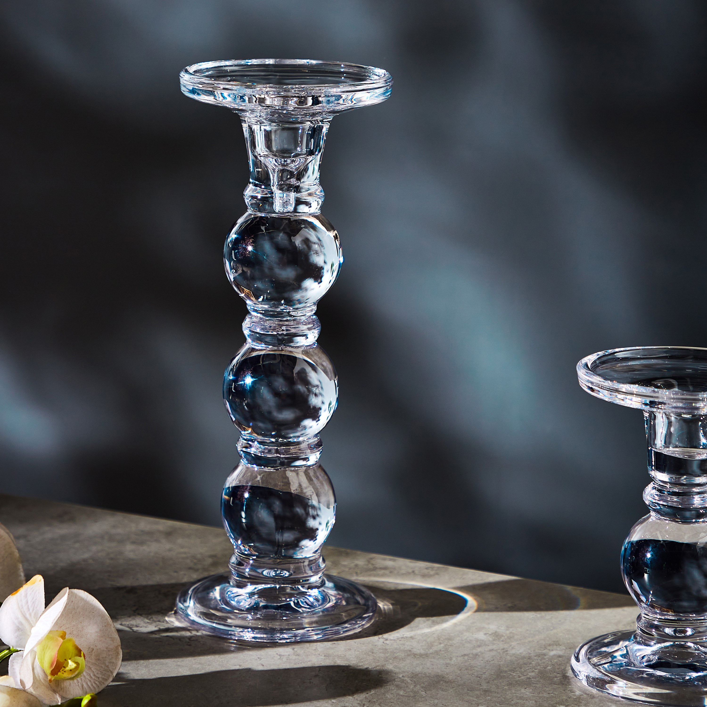 Cristallo Pillar Candle Holder-household-decor-candleholdersandlanterns-image-1