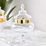 Mystical Storage Jar with Gold Rim - 2.2 L-household-kitchen-foodstorage-pantryandstorage-image-1