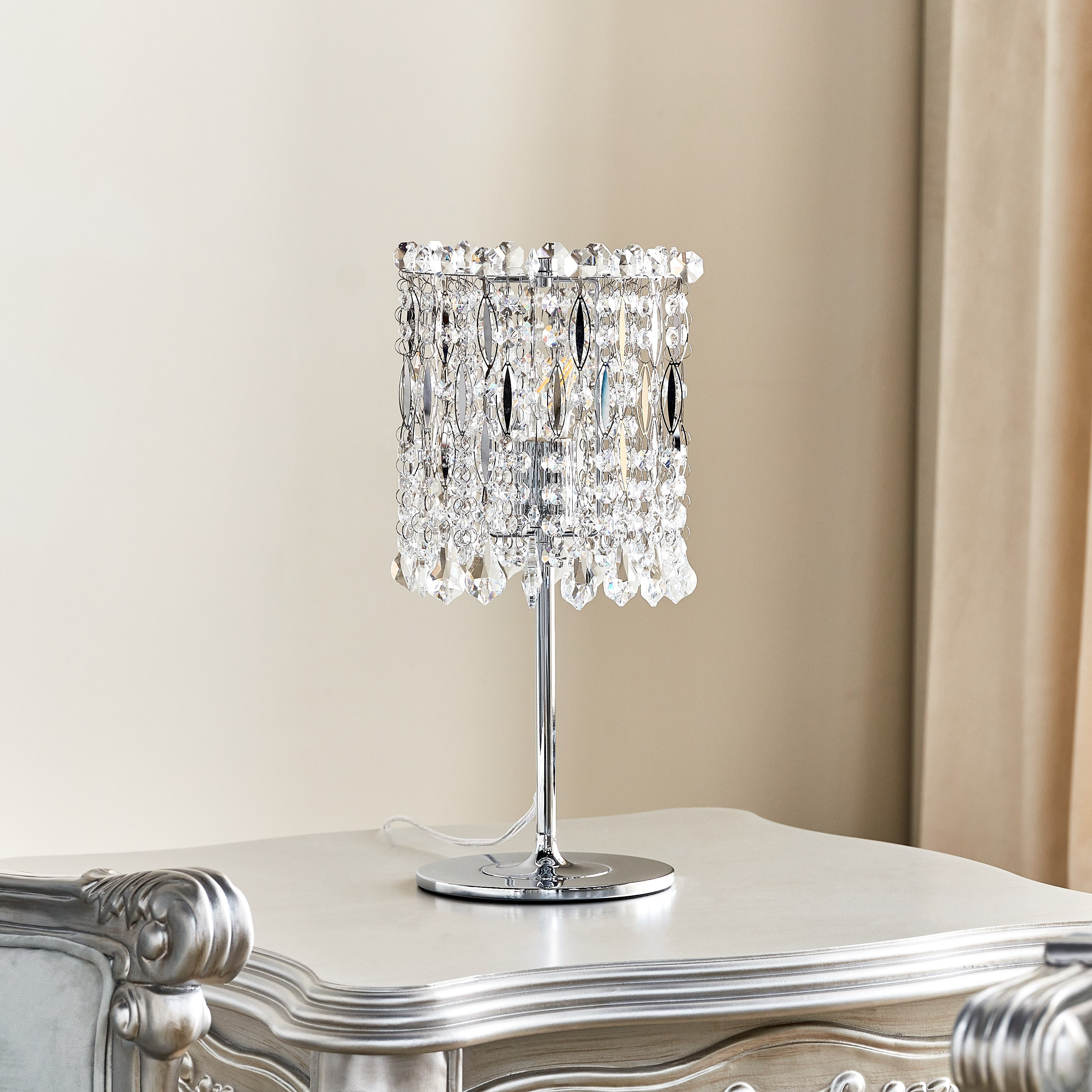 Crystal deals side lamps