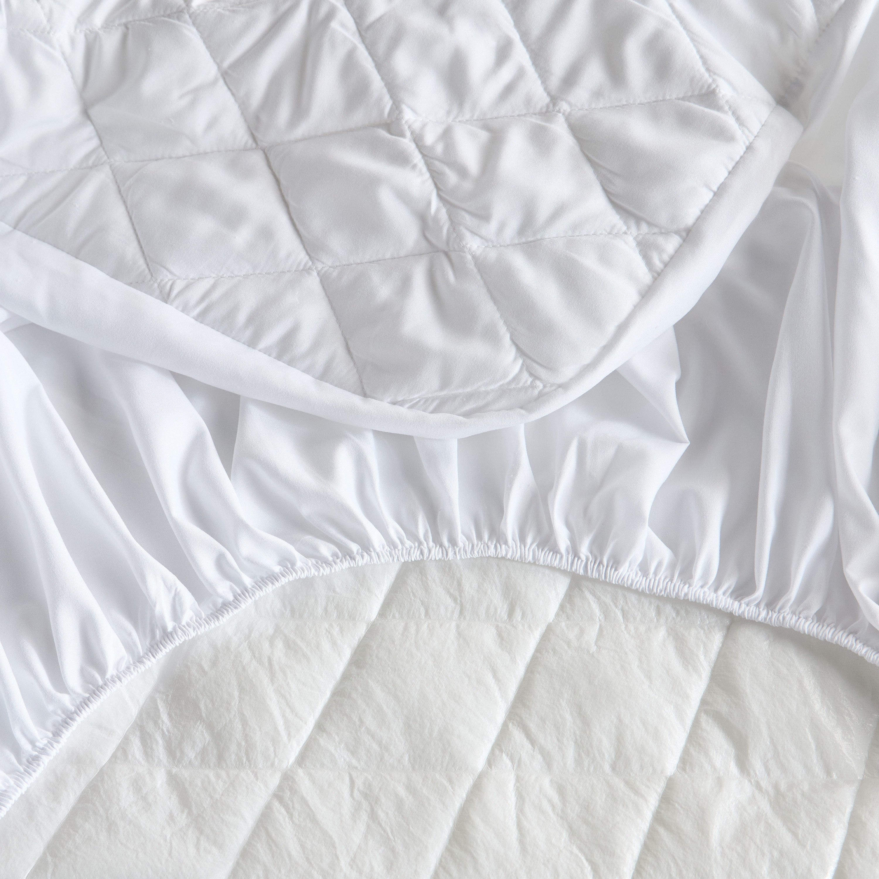 Waterproof Queen Mattress Protector - 160x200 cm-household-bedding-mattresstoppersandprotectors-mattressprotectors-image-3