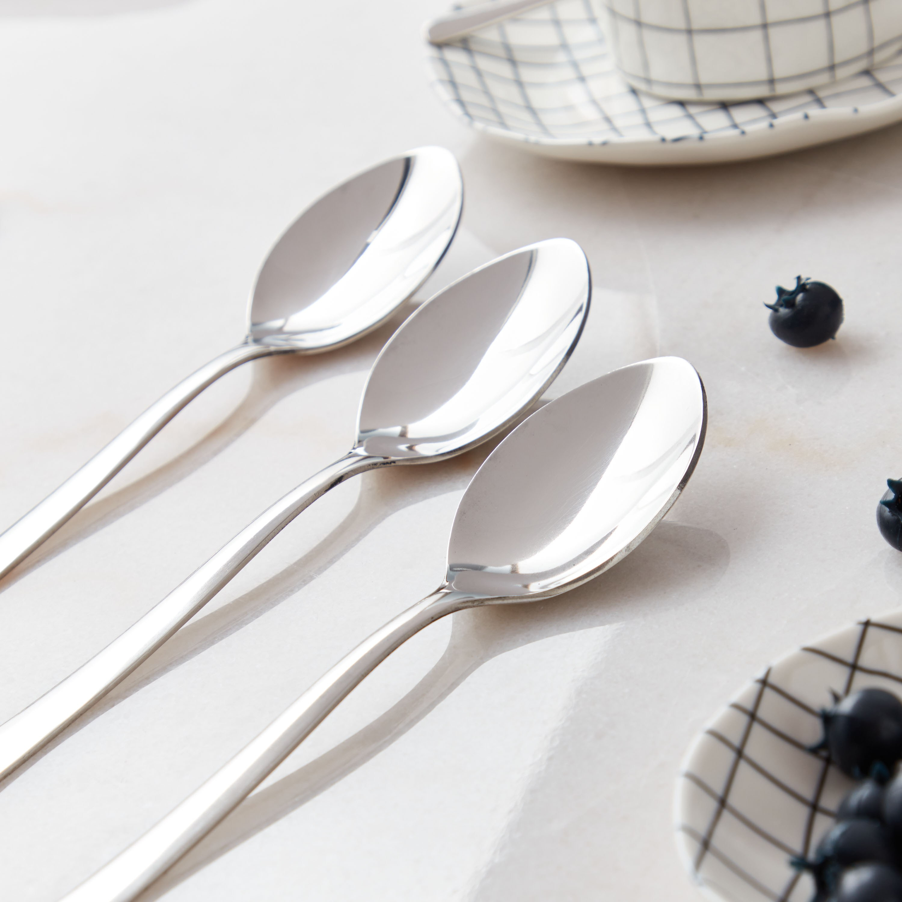 Rose Dinner Spoon - Set of 3-household-dining-cutlery-spoonsforksandknives-image-2