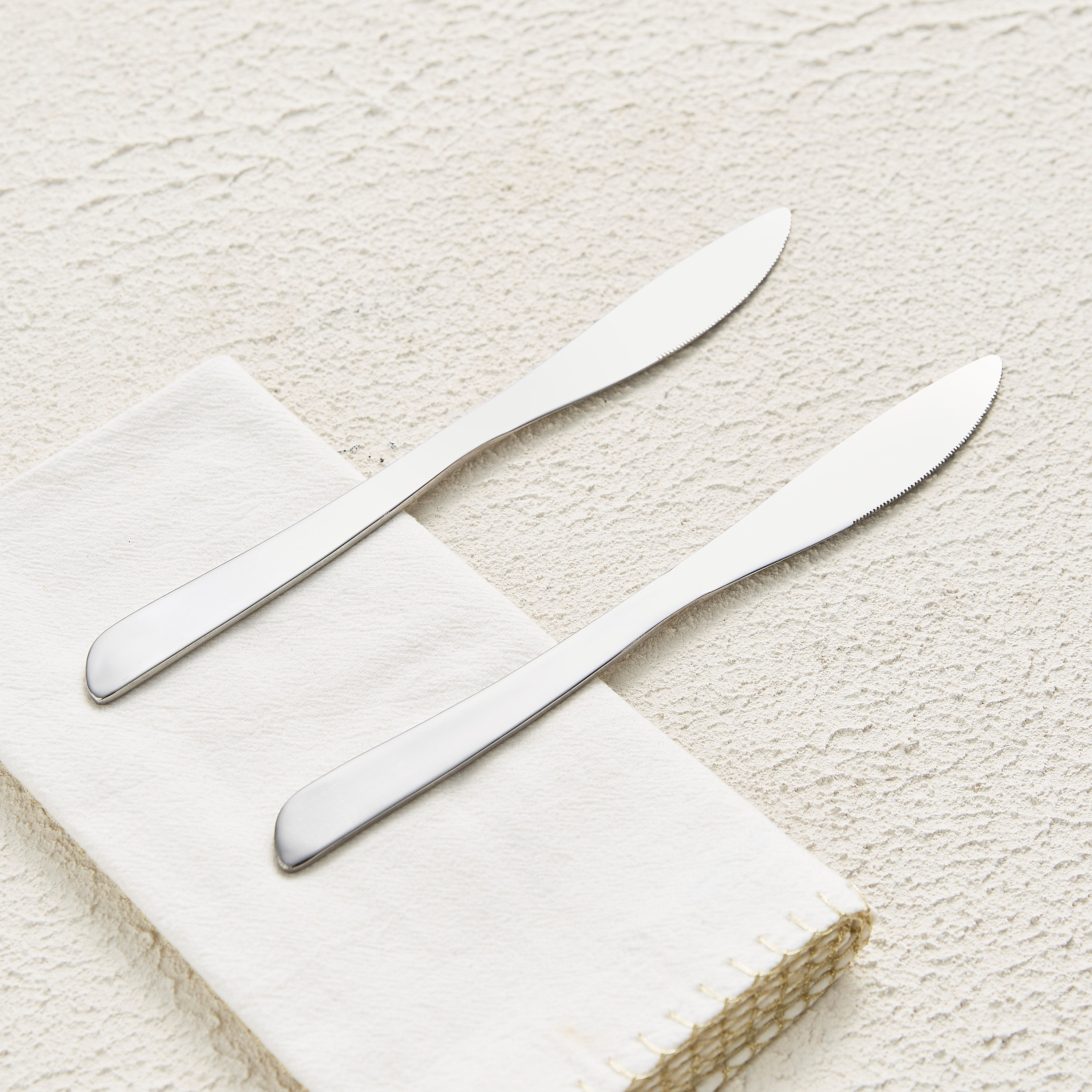 Rose Dinner Knife - Set of 2