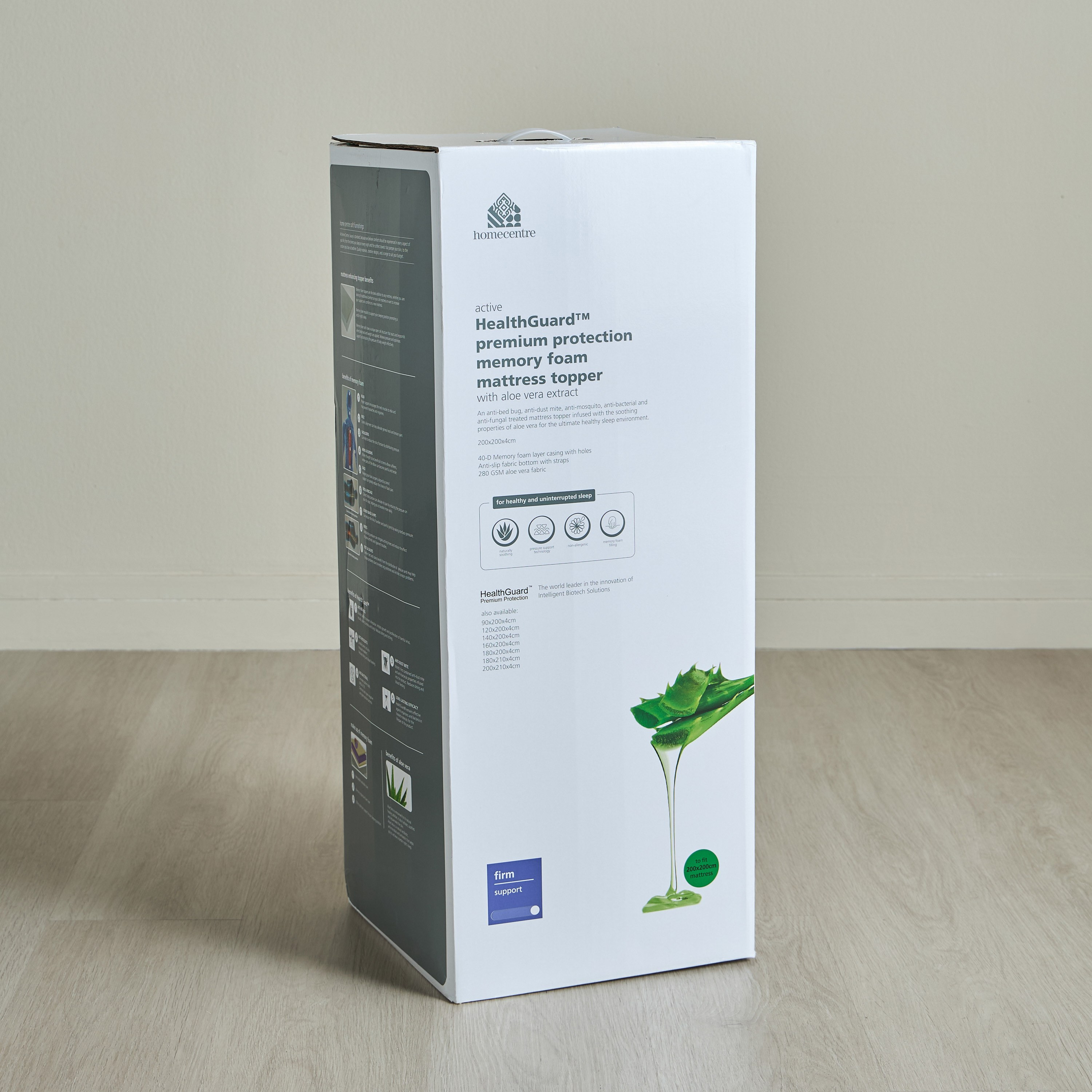 Healthguard Memory Foam Super King Mattress Topper - 200x200 cm-household-bedding-mattresstoppersandprotectors-mattresstoppers-image-6