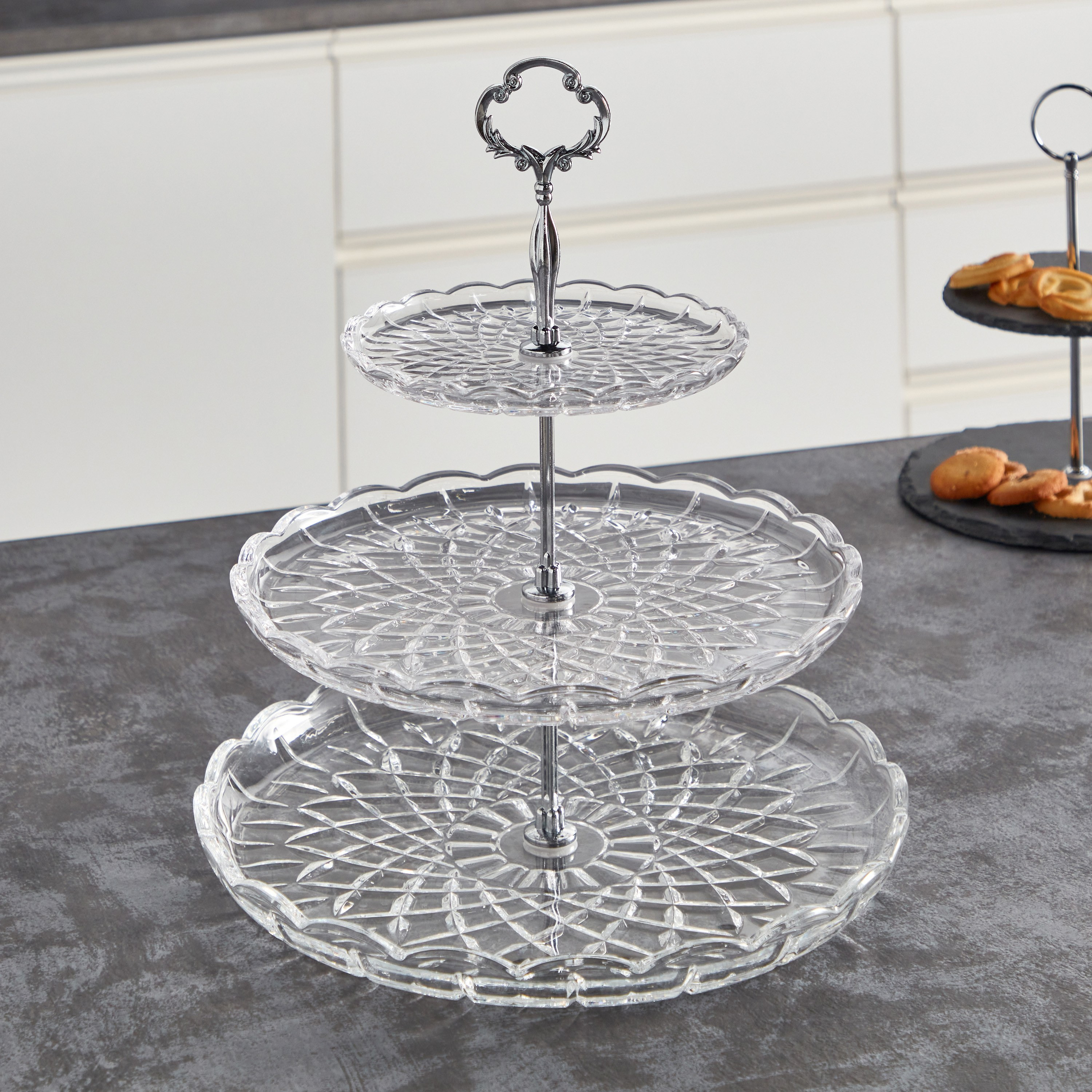 Billie 3-Tier Cake Stand - 22 cm-household-dining-serveware-cakestands-image-2