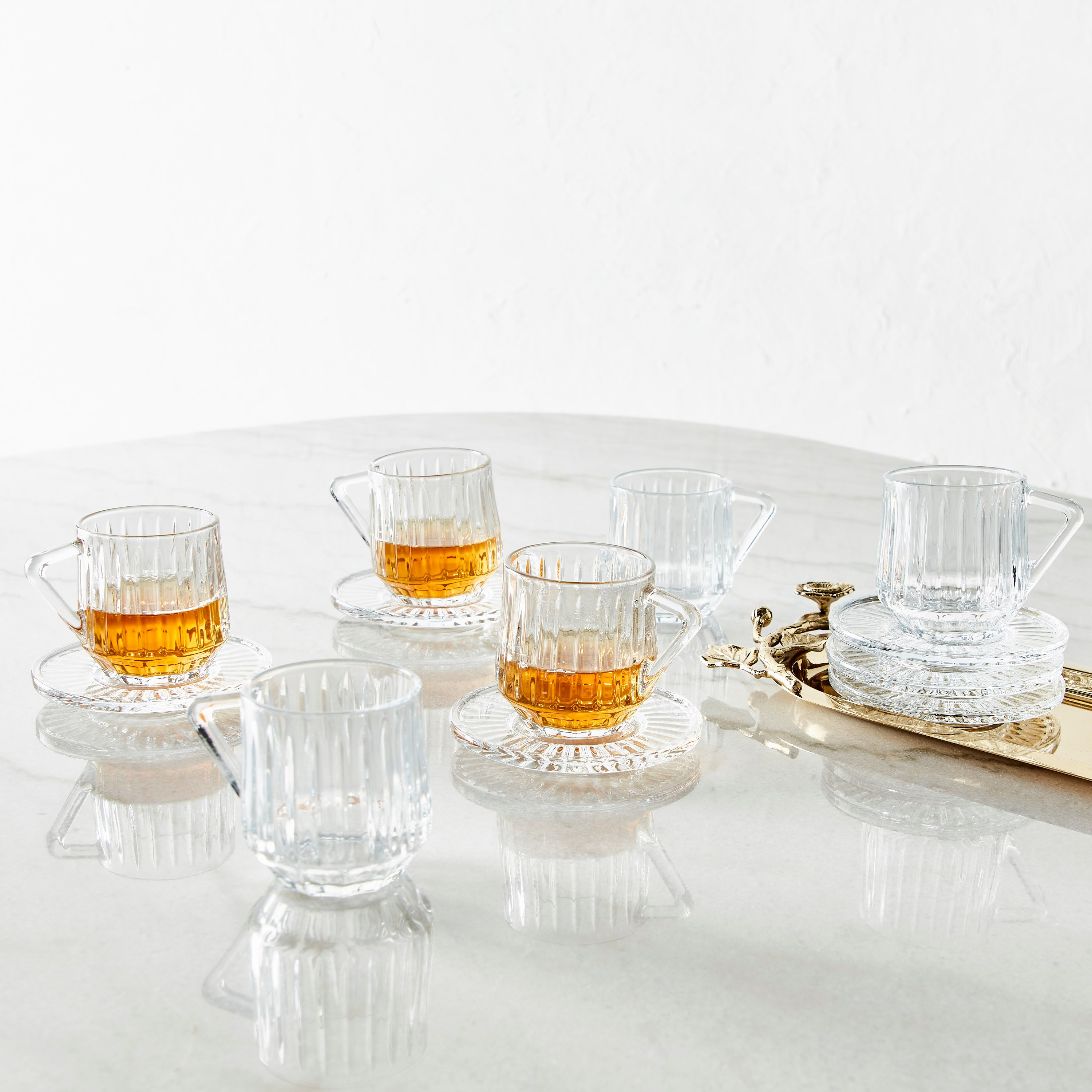 Carmen 12-Piece Tea Cup and Saucer Set - 190 ml-household-dining-teaandcoffee-teaandcoffeesets-image-1