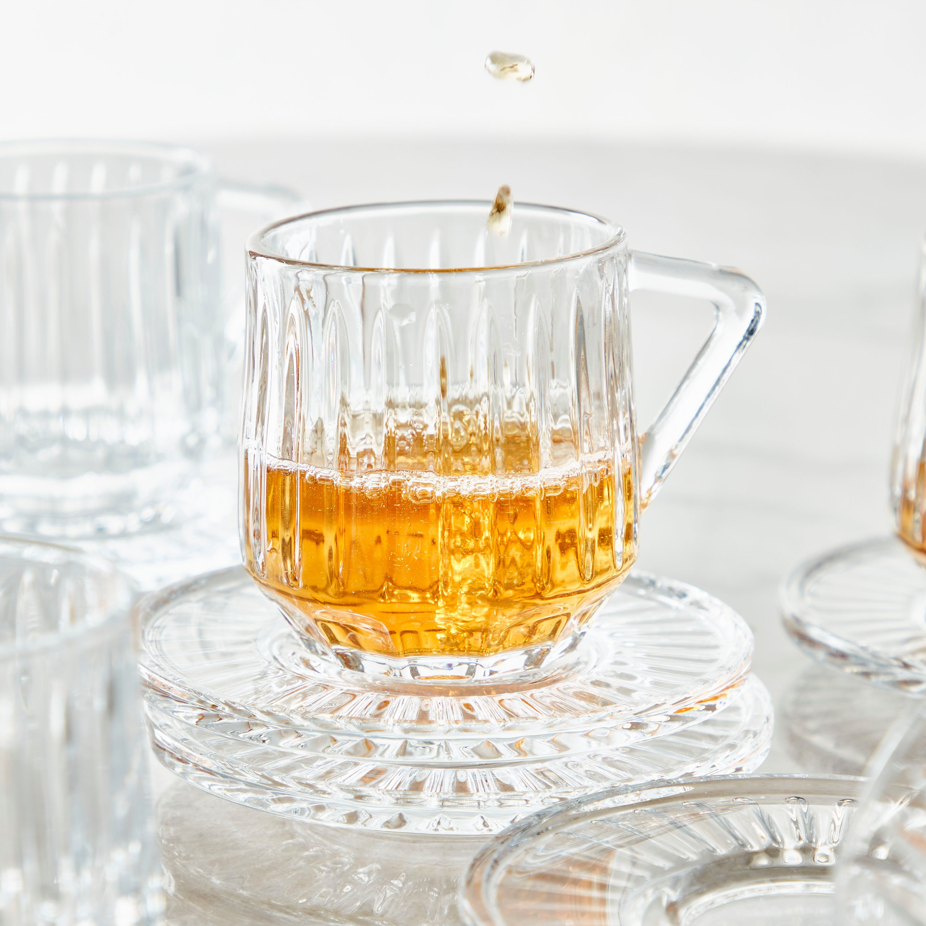 Carmen 12-Piece Tea Cup and Saucer Set - 190 ml-household-dining-teaandcoffee-teaandcoffeesets-image-5