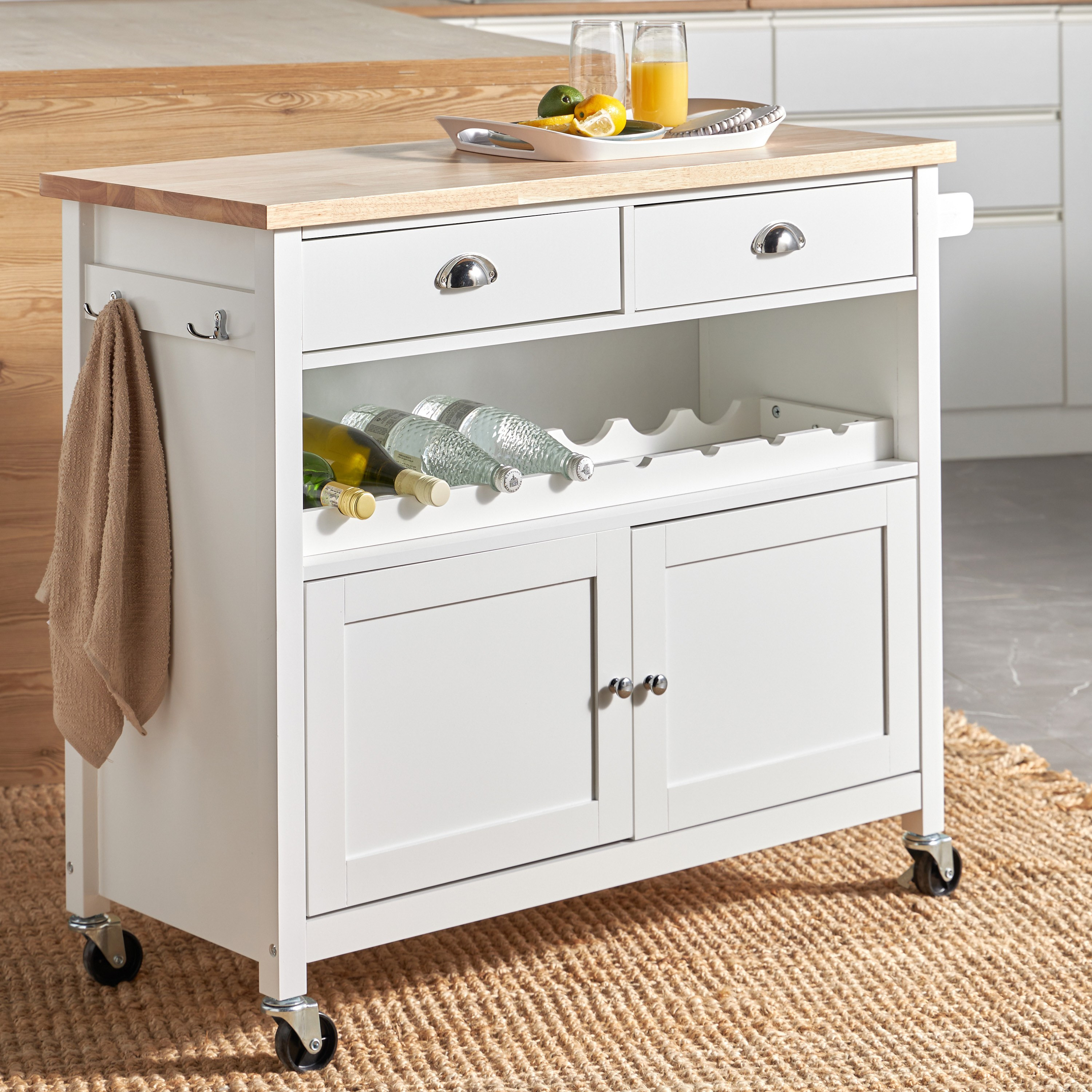 Outdoor kitchen outlet island cart