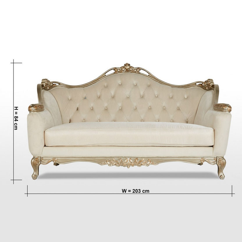 Napoleon 3 2 1 Seater Fabric Sofa Set