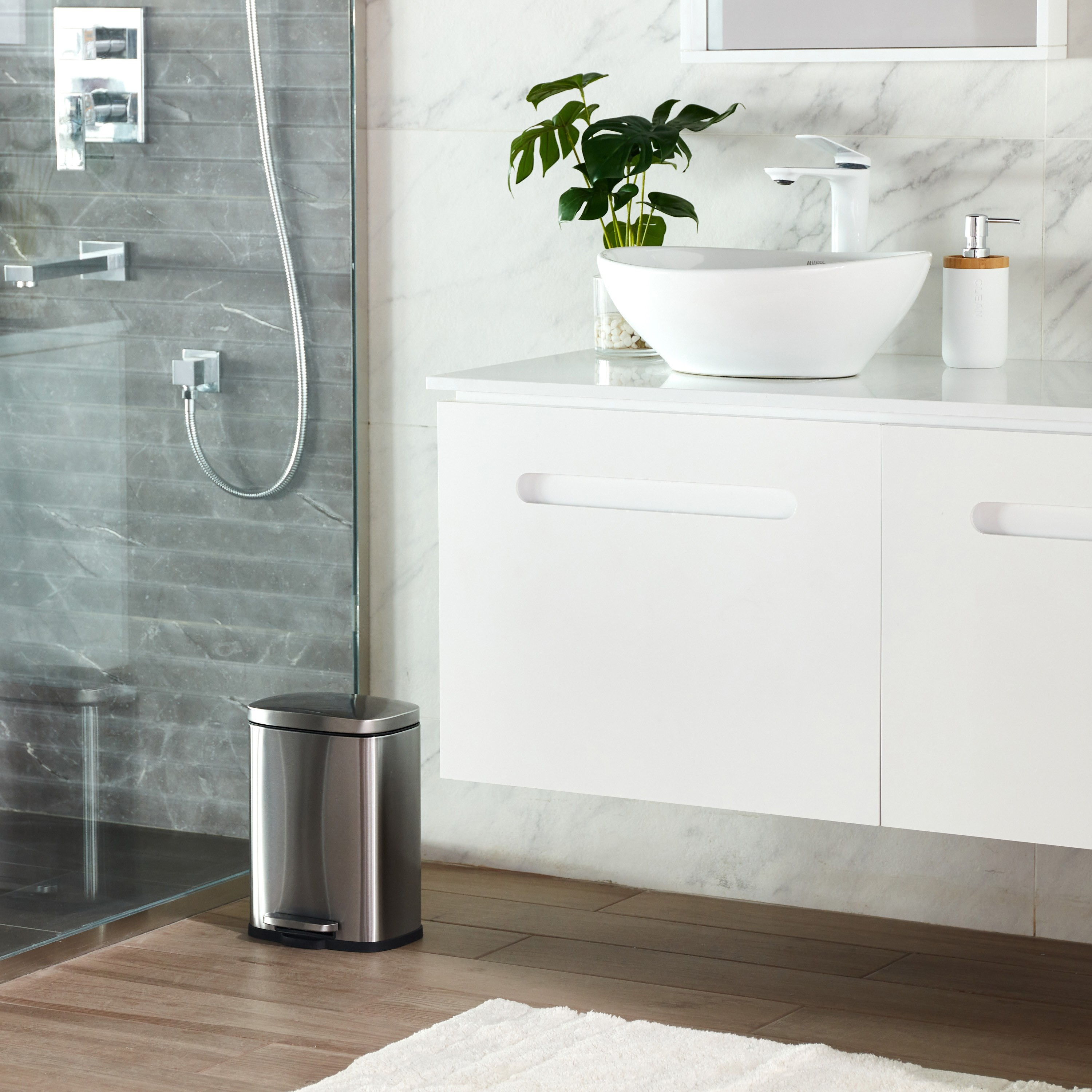 Karl Waste Bin - 5 L-household-bathandlaundry-wastebinsandaccessories-image-5