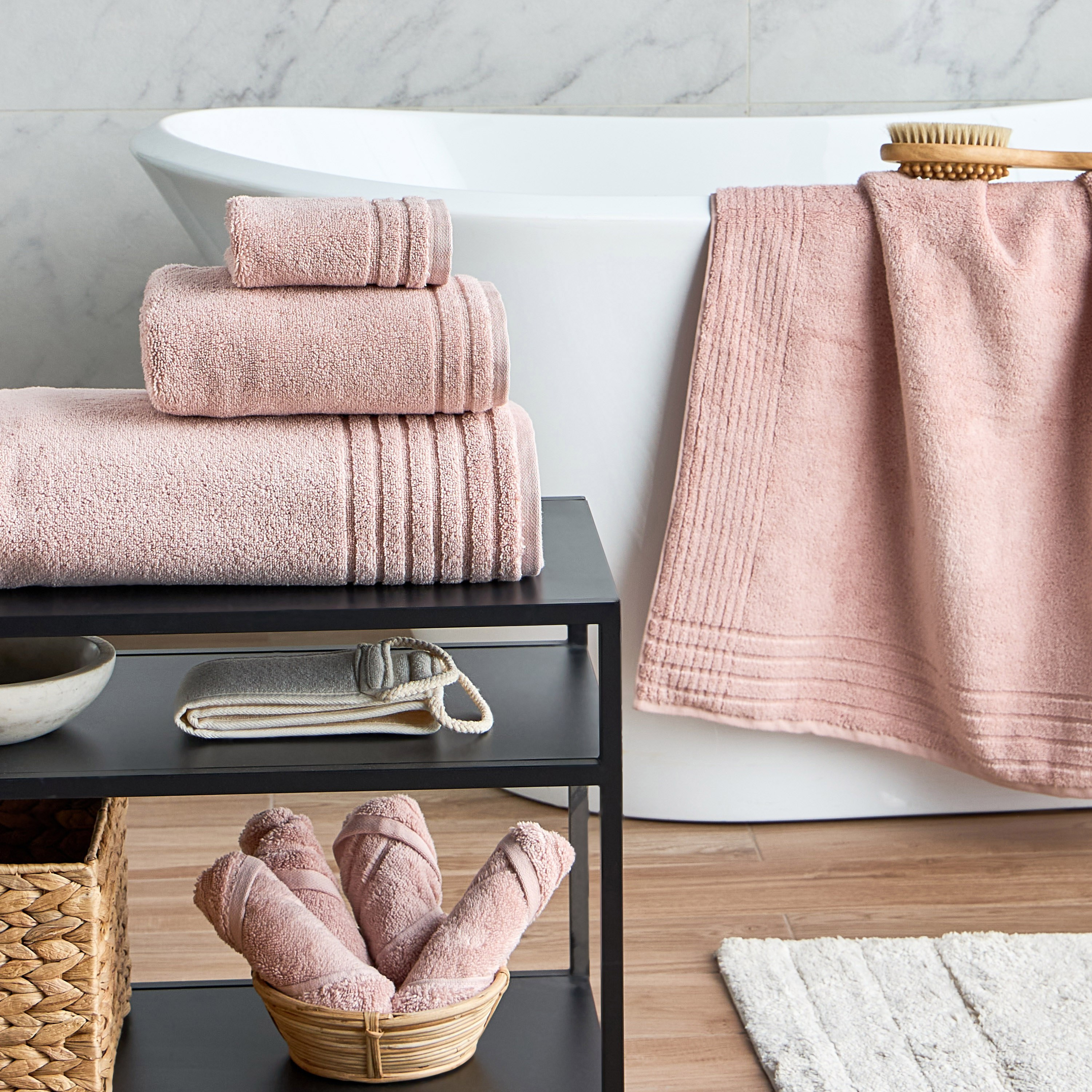 Egyptian 600 GSM Cotton Hand Towel - 50x100 cm-household-bathandlaundry-bathlinen-towels-image-4