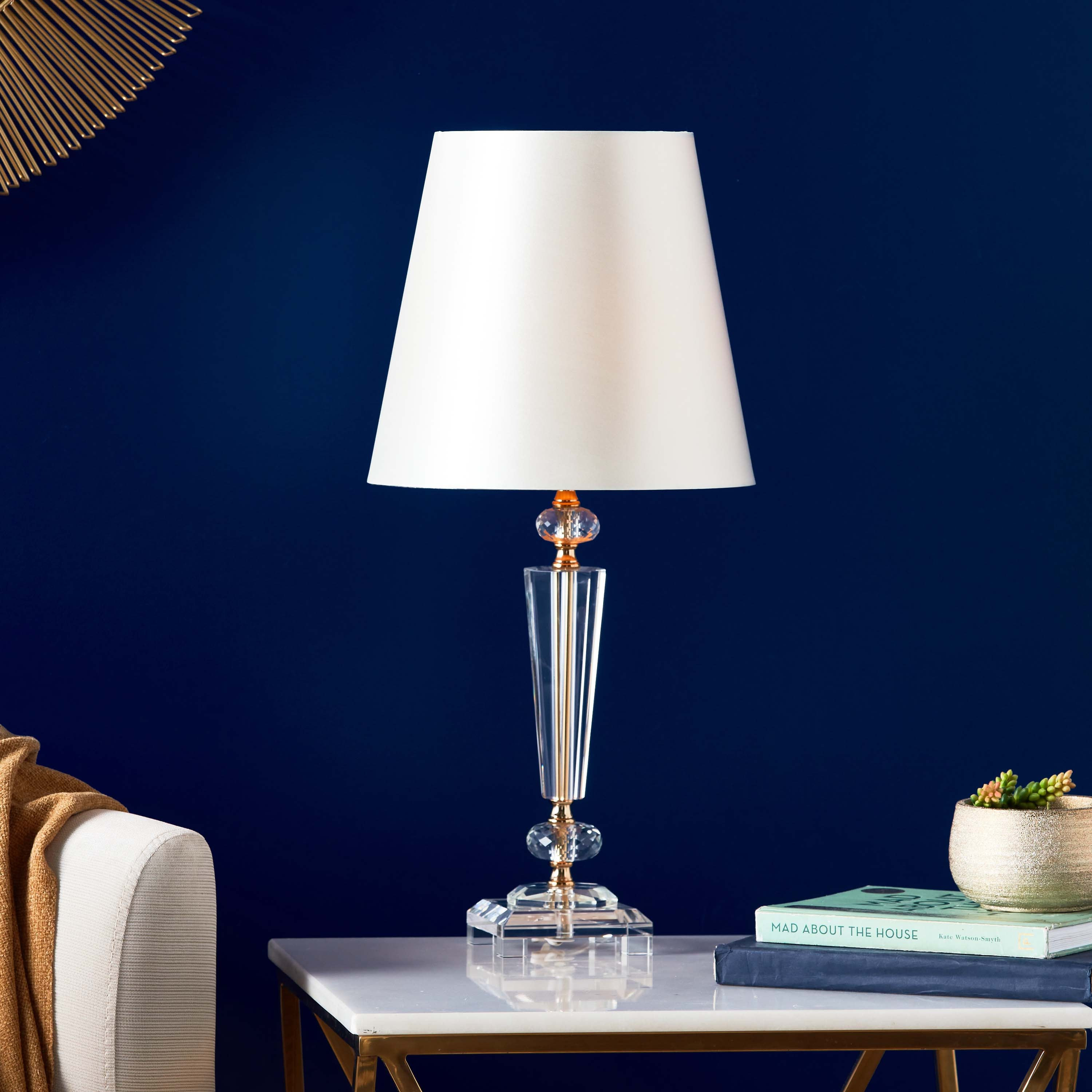 Laura Crystal Table Lamp - 64 cm-household-lighting-tableanddesklamps-image-1