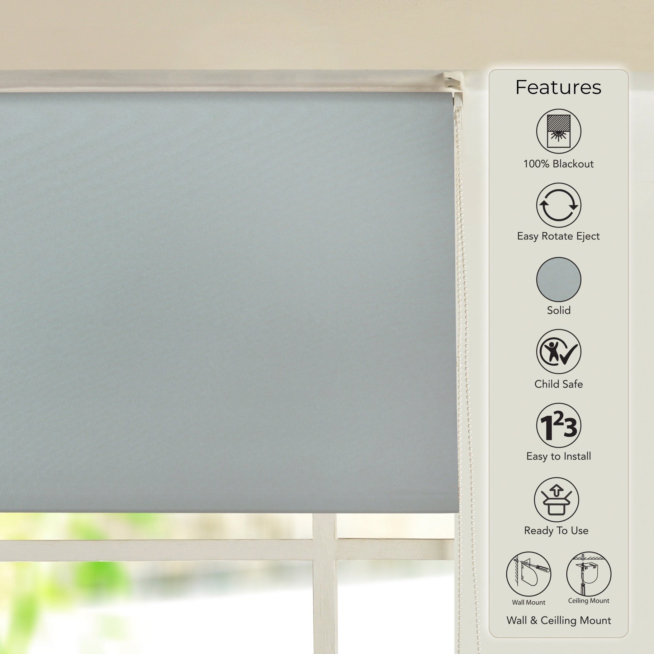 ستارة تعتيم دوّارة من ألفا - 150x210 سم-household-windows-blinds-image-5