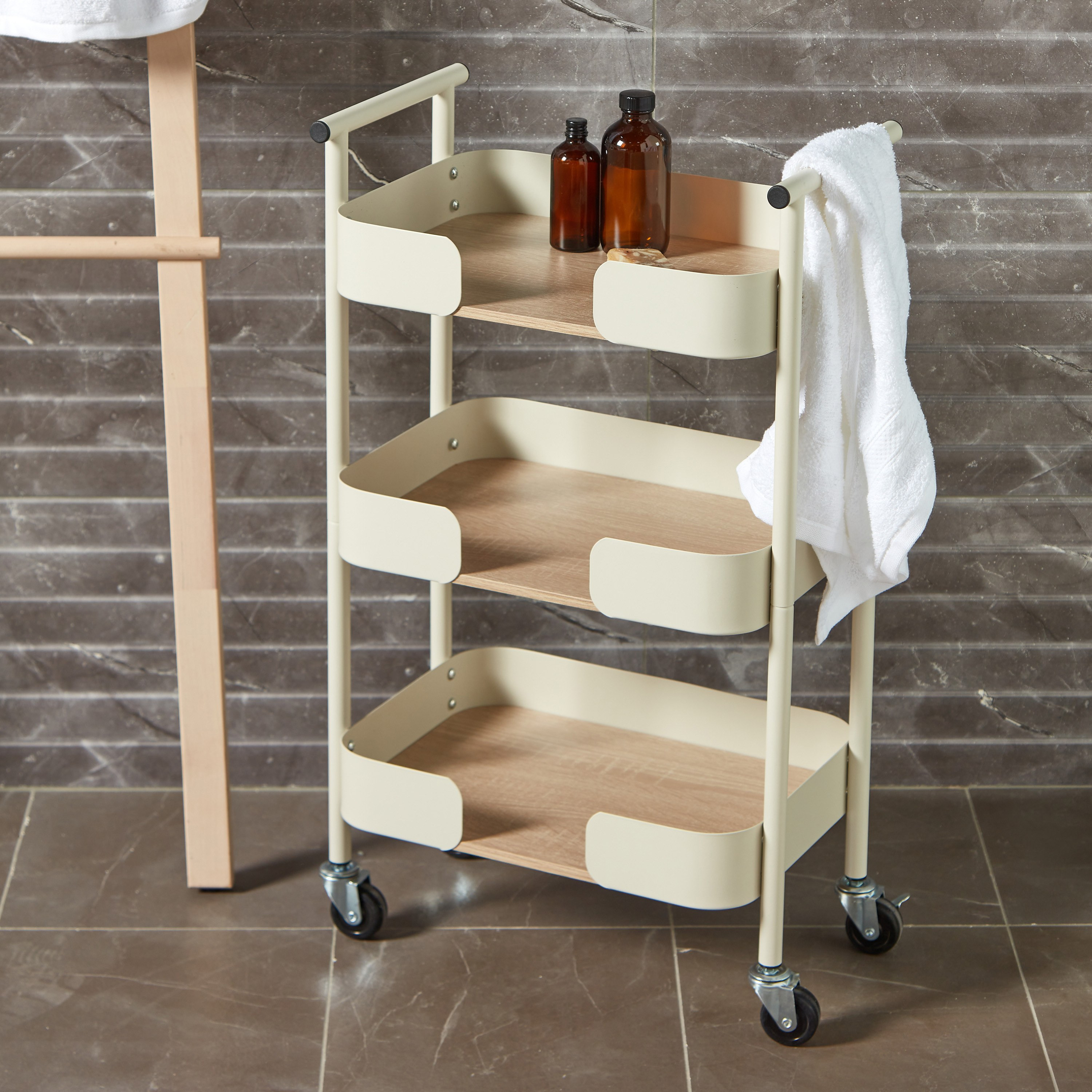 Claudia 3-Tier Storage Trolley-household-bathandlaundry-bathroomorganizing-bathroomracksandtrolleys-image-2