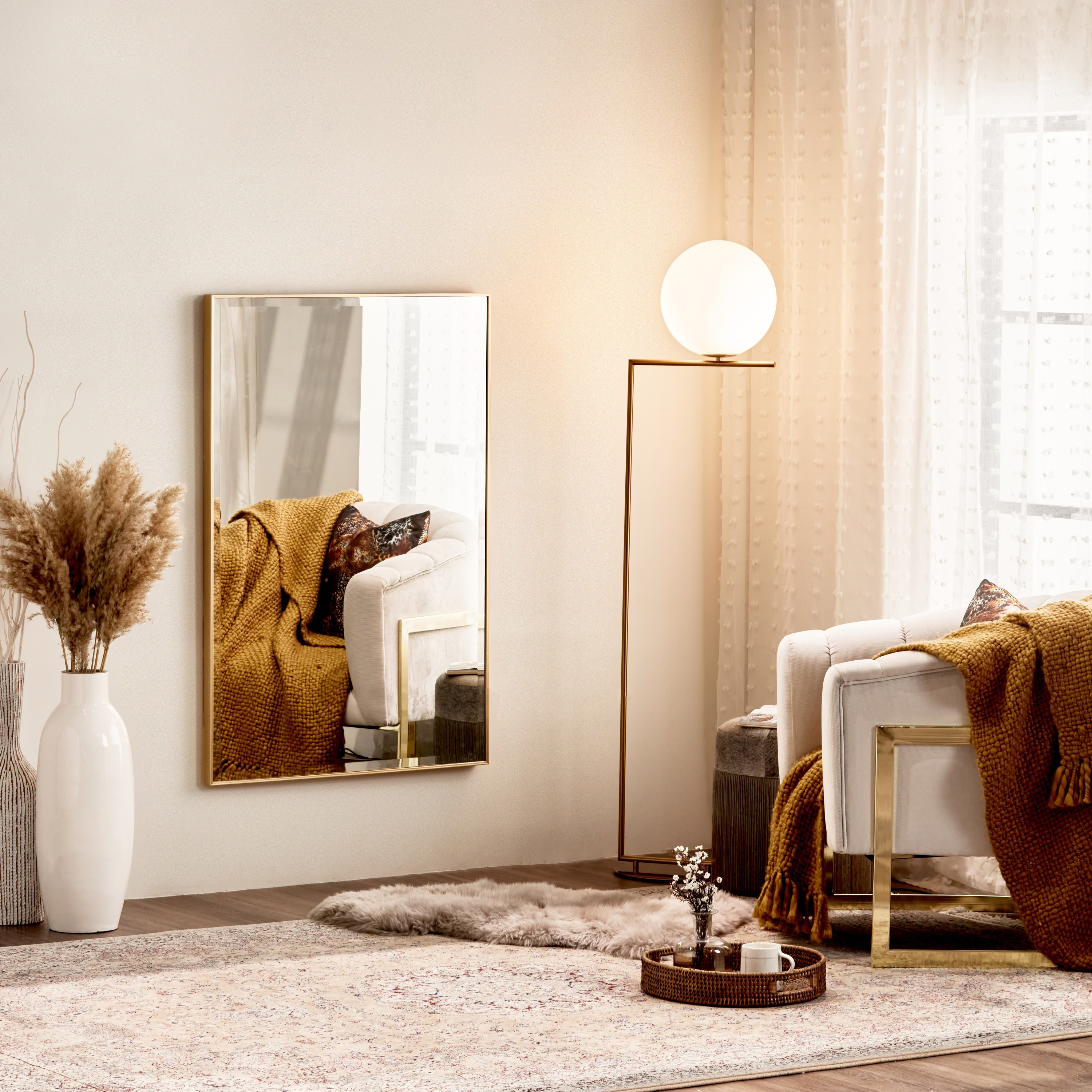 Bryn Bevelled Wall Mirror - 122x82 cm-household-walldecorandmirrors-mirrors-wallmirrors-image-4