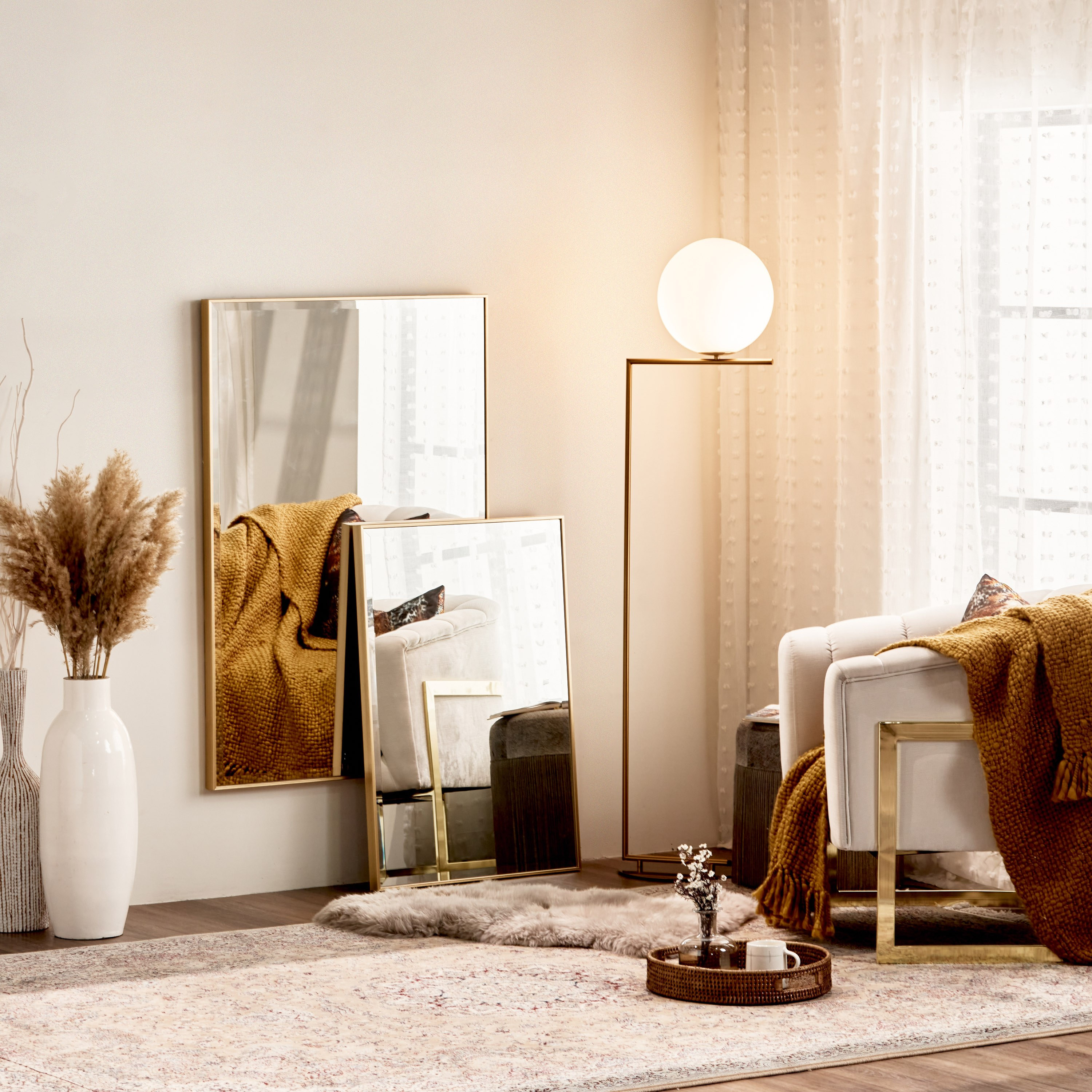 Bryn Bevelled Wall Mirror - 122x82 cm-household-walldecorandmirrors-mirrors-wallmirrors-image-5