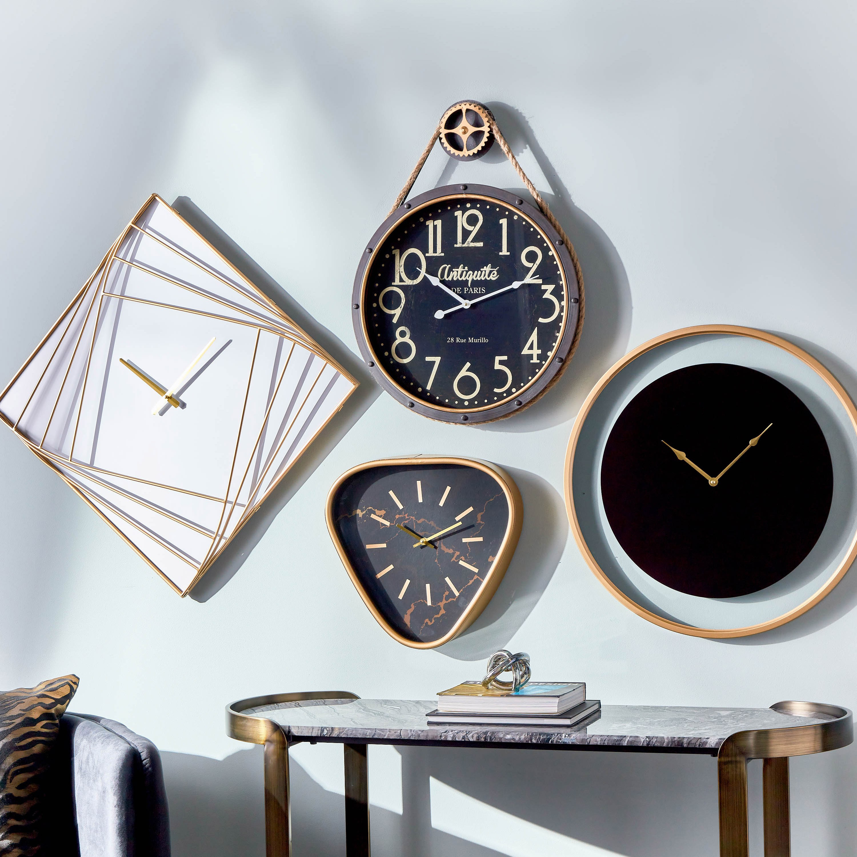 ساعة حائط من دانلين - 60 سم-household-walldecorandmirrors-clocks-image-5
