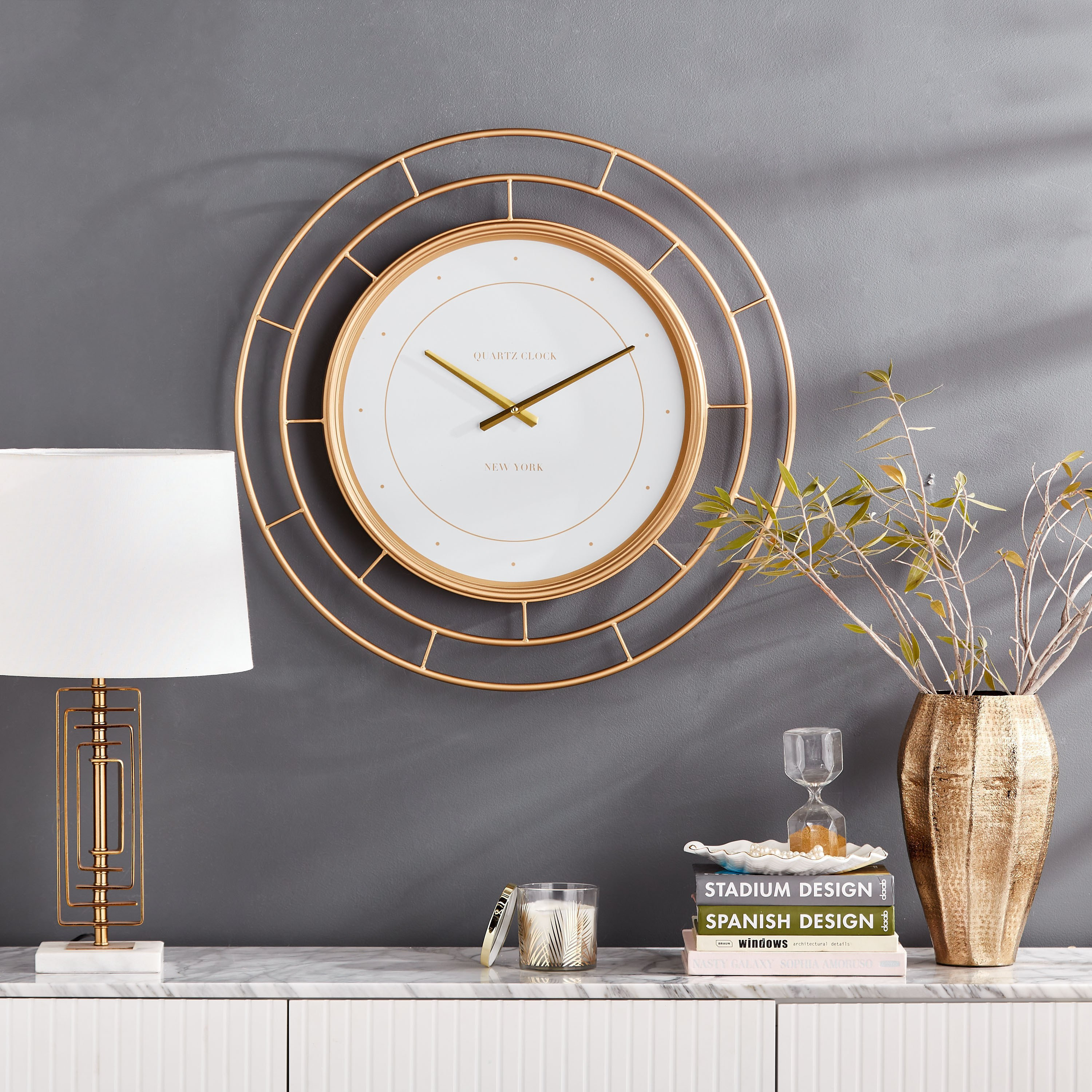 ساعة حائط من شيرتسي - 70 سم-household-walldecorandmirrors-clocks-image-5