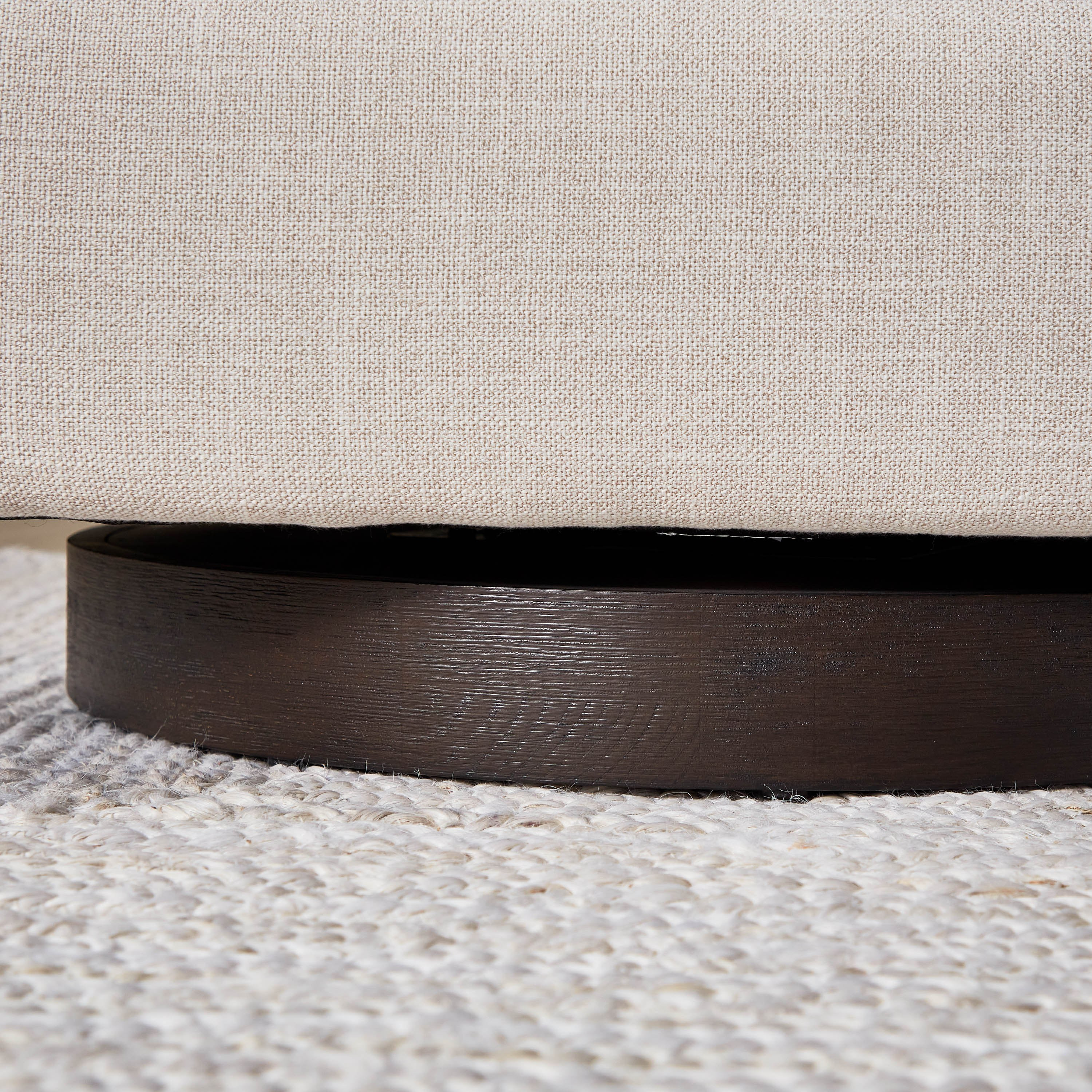 Lee Fabric Swivel Armchair-furniture-sofaandseating-armchairs-image-5