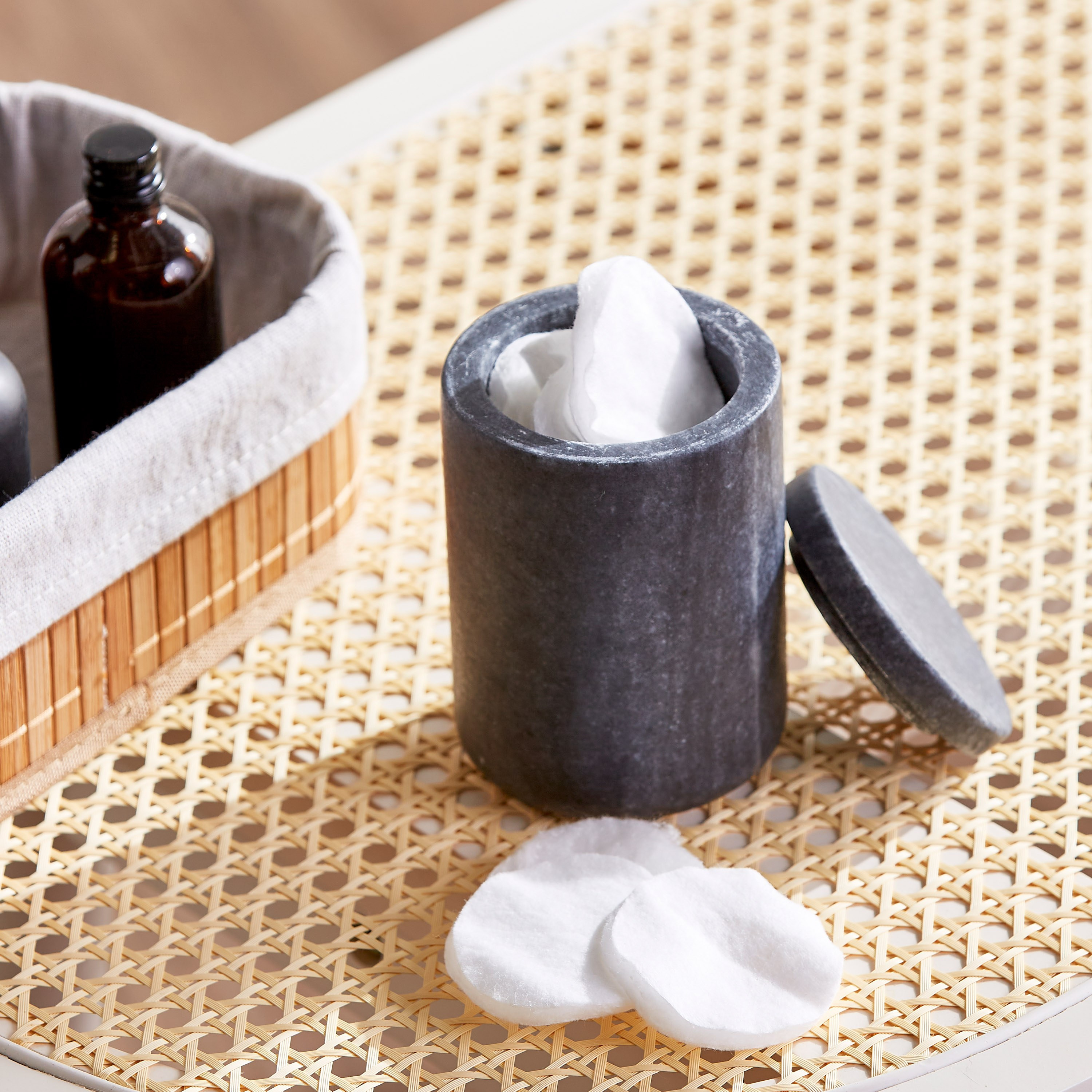 جرة قطن من نوار-household-bathandlaundry-bathaccessories-tissueboxesandcottonjars-image-2