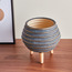 Ceramic Planter with Wooden Legs - 25 cm-household-gardenandoutdoor-potsandplanters-planters-image-2