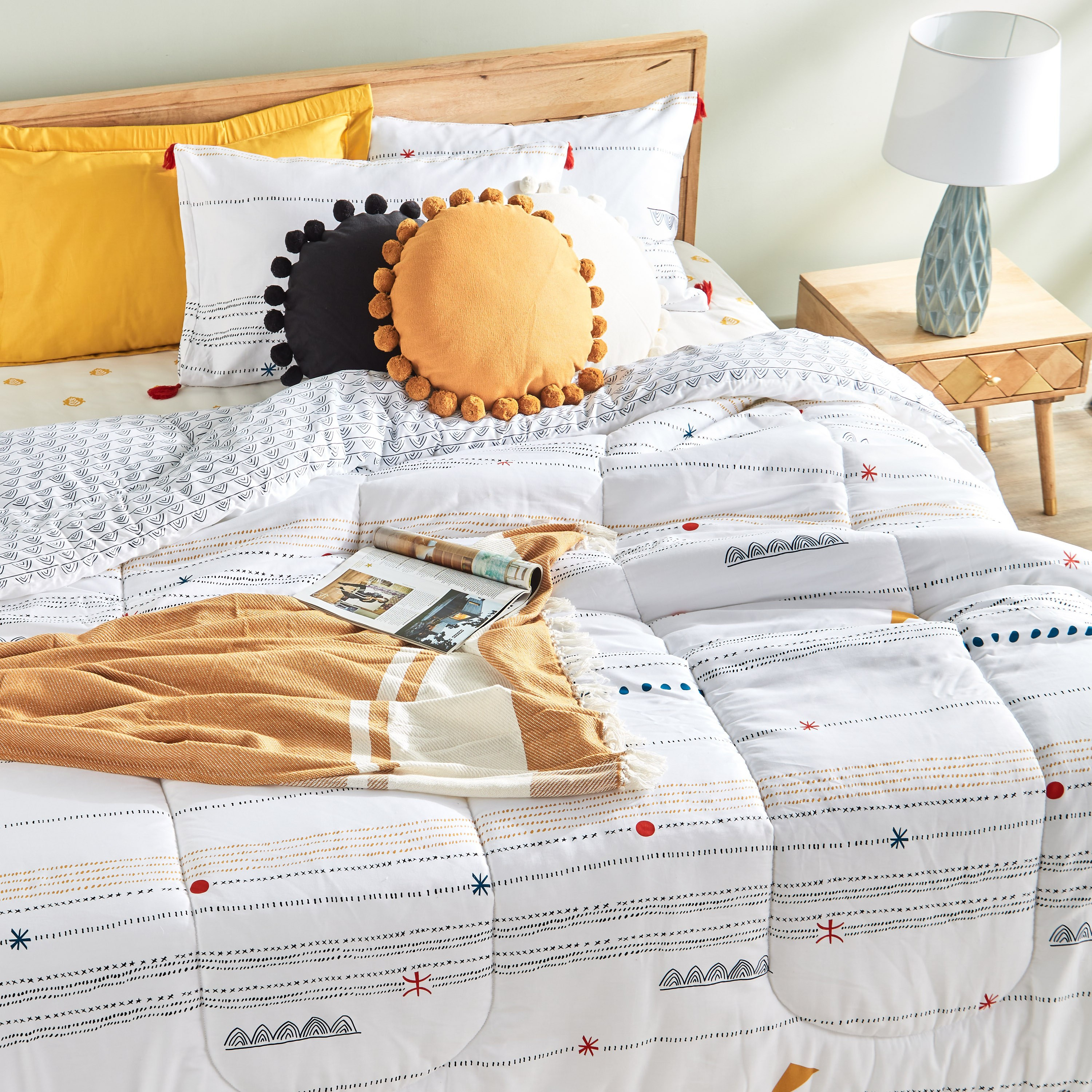 Boho king deals size comforter set