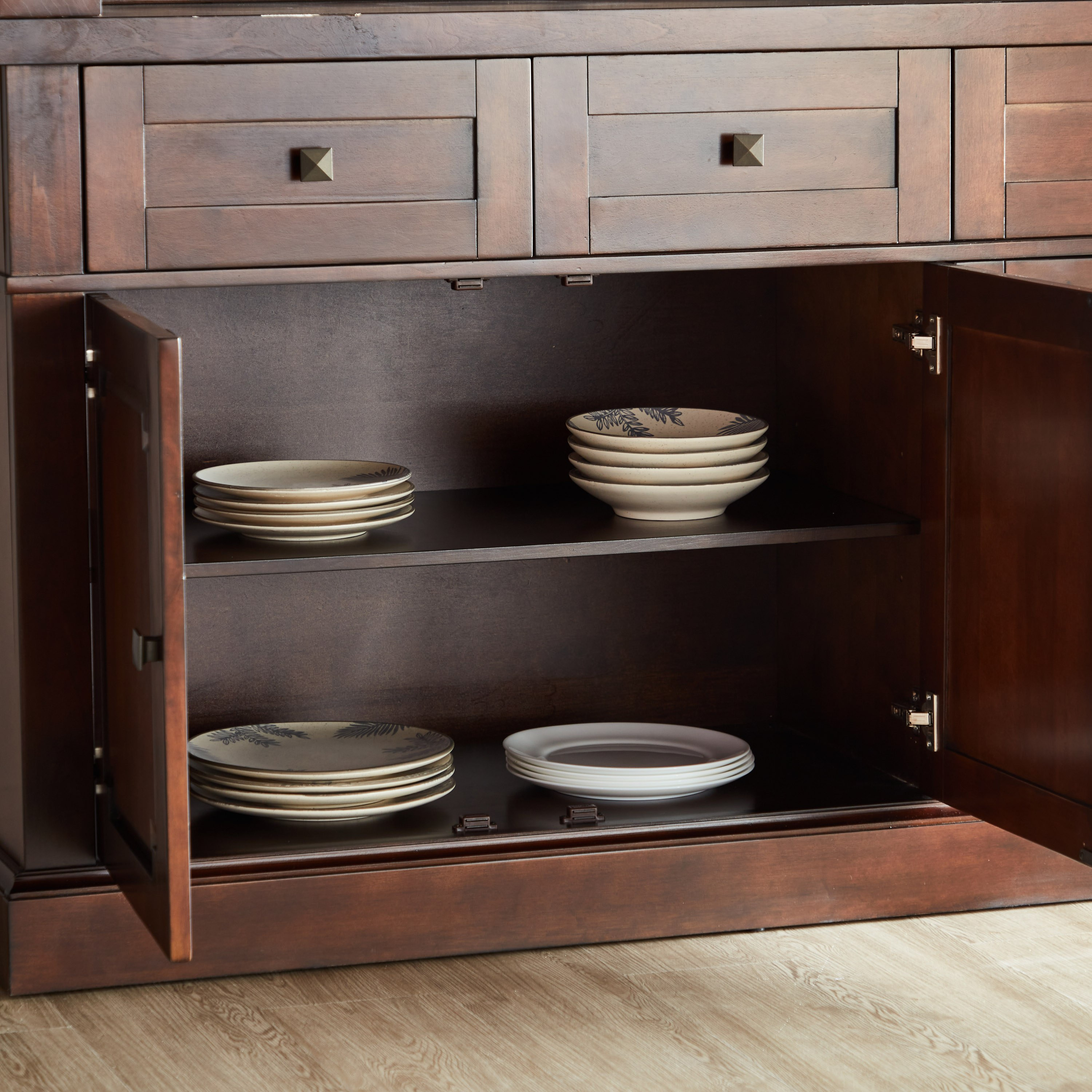 Buffet and deals hutch kitchen cabinet